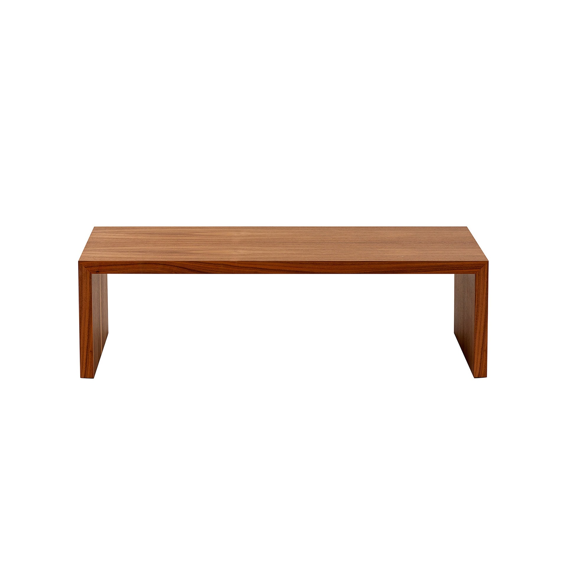 Wooden dining bench for modern interior decor.