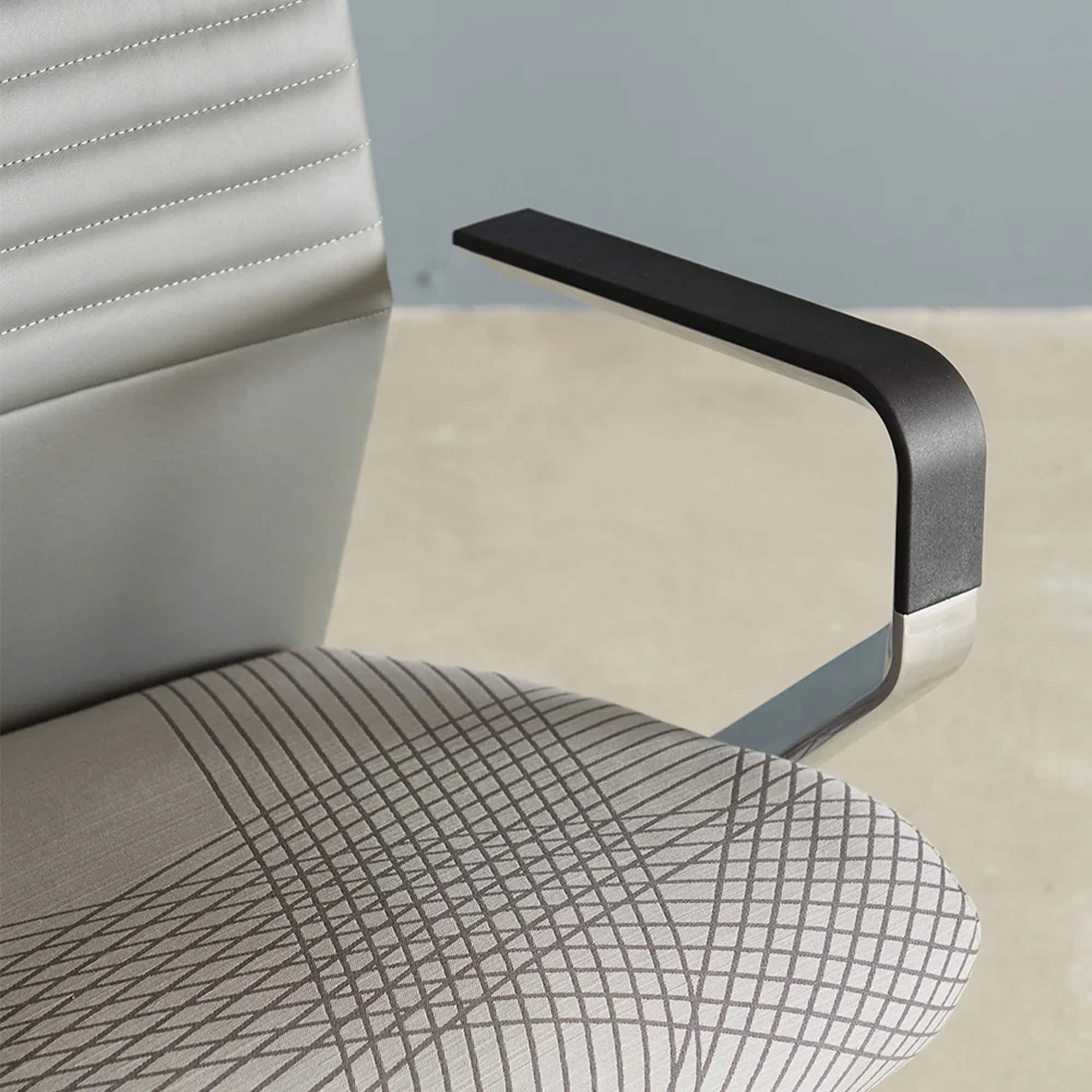 Detail of Proform® Conference Chair seat stitching and texture