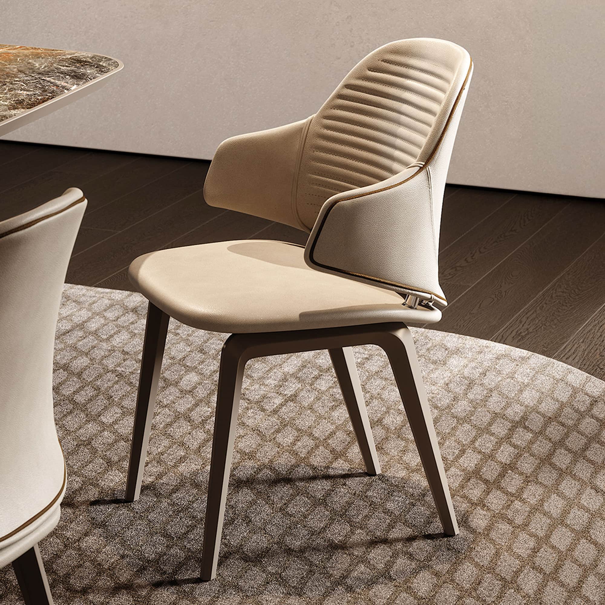 a chair in a room