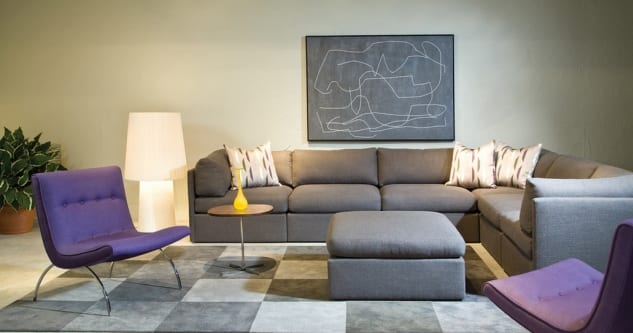 contemporary design sectional sofa large3