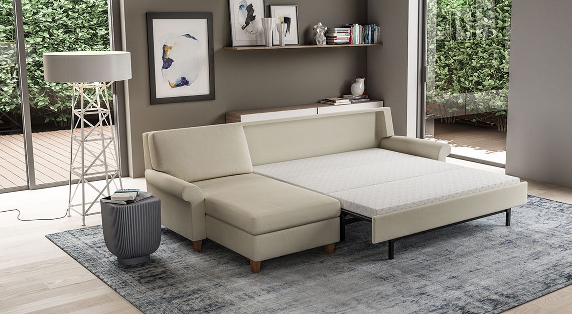 Gibbs Comfort Sleeper Modern, American Leather Comfort Sleeper Sofa