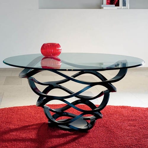Neolitico Dining Table Modern Design, Glass Tables Meaning