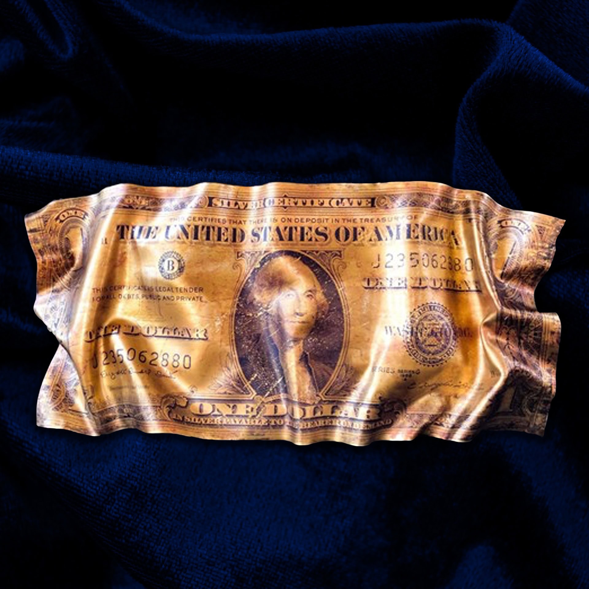 cobra art crushed dollar bill featured