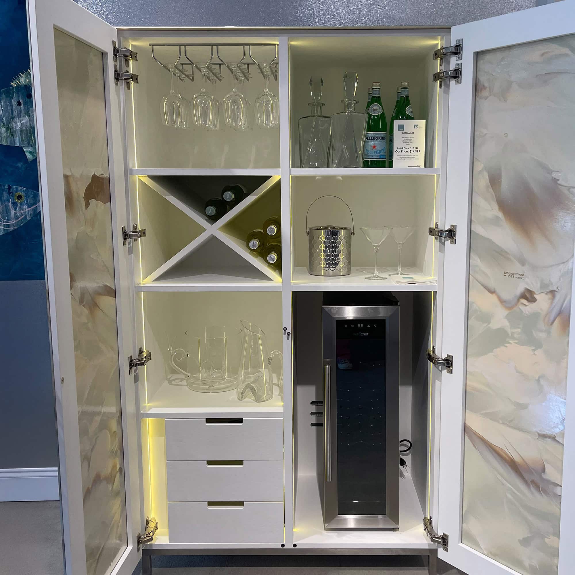 Camila Custom Glass Bar Cabinet - glassisimo-camilabar-2