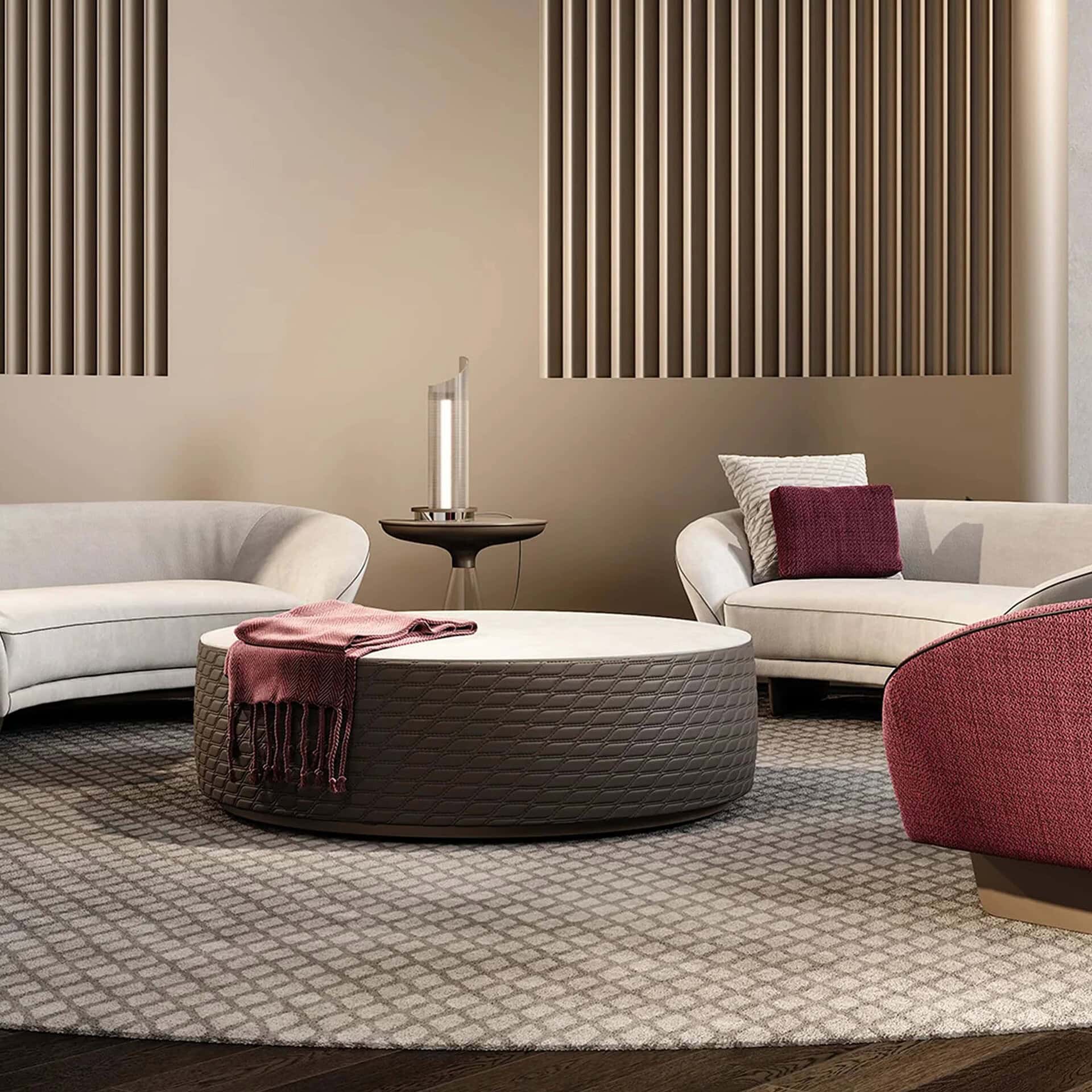 reflex circle pouf featured