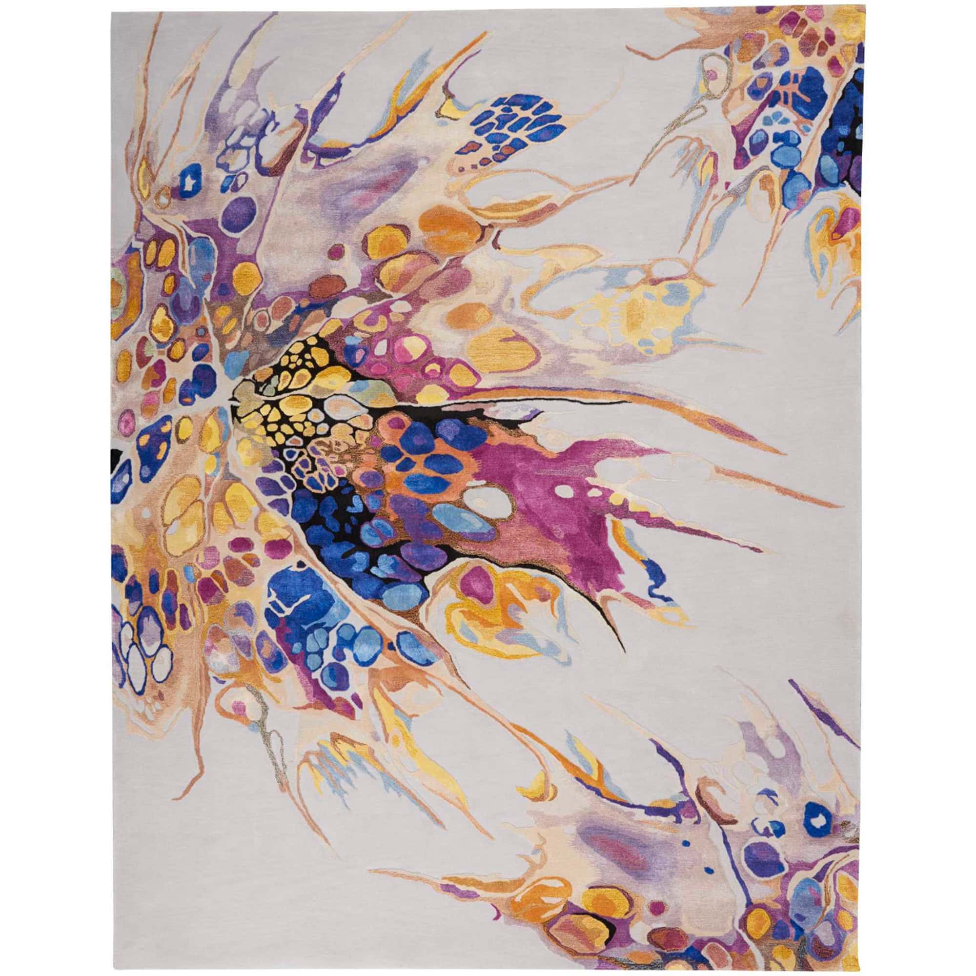Prismatic Grey Lilac Multi Area Rug - nourison-prismaticgreylilacmultiarearug-6