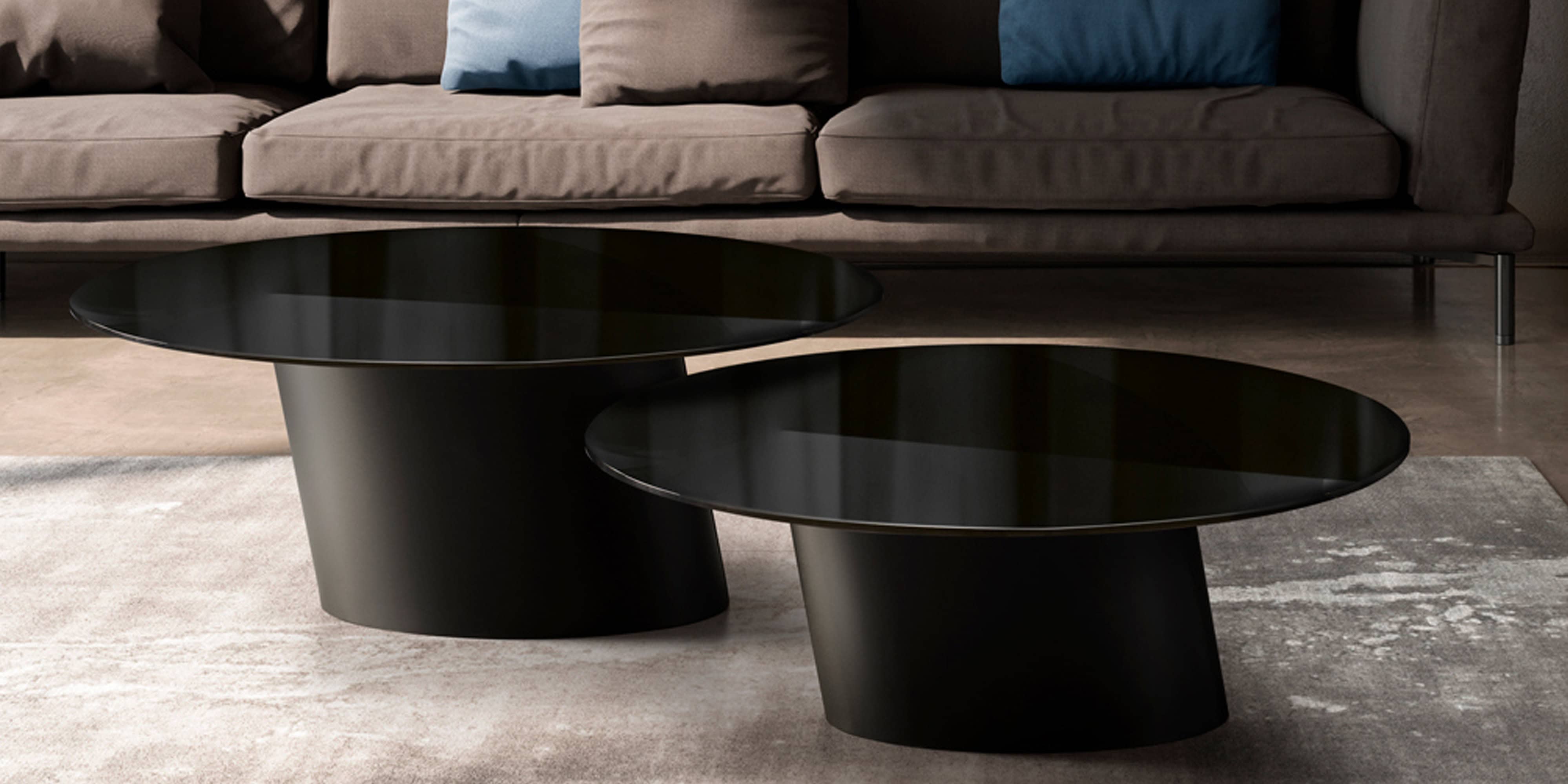 low glass top coffee table