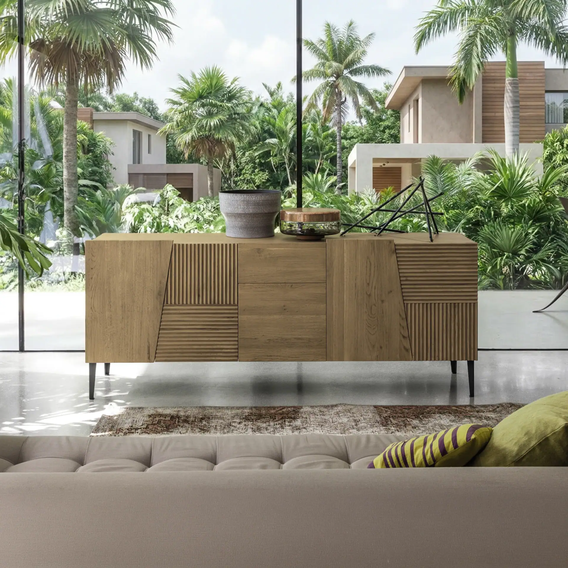 Zero.16 Sideboard - Elegant wooden storage solution for contemporary interiors.