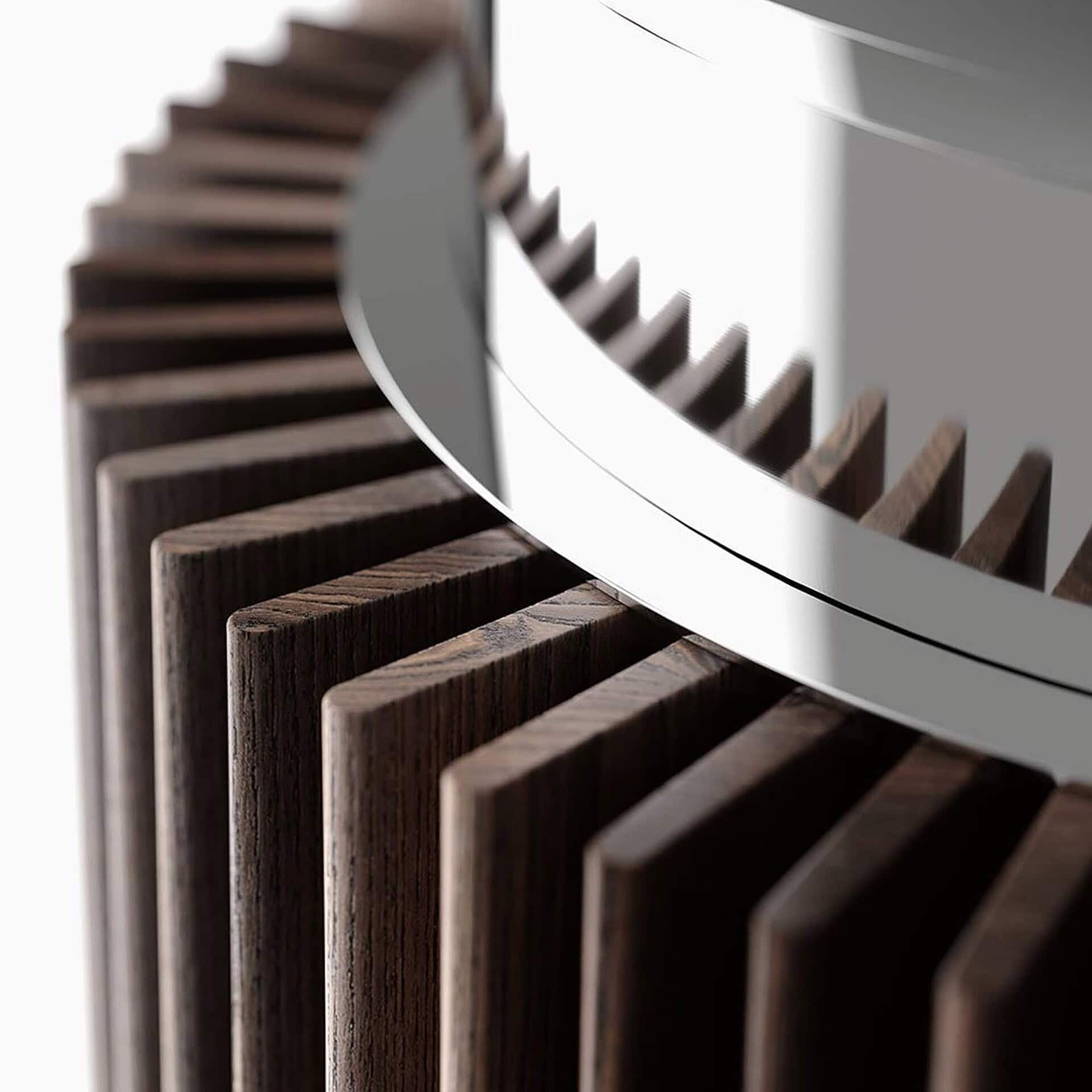 a close up of a metal object