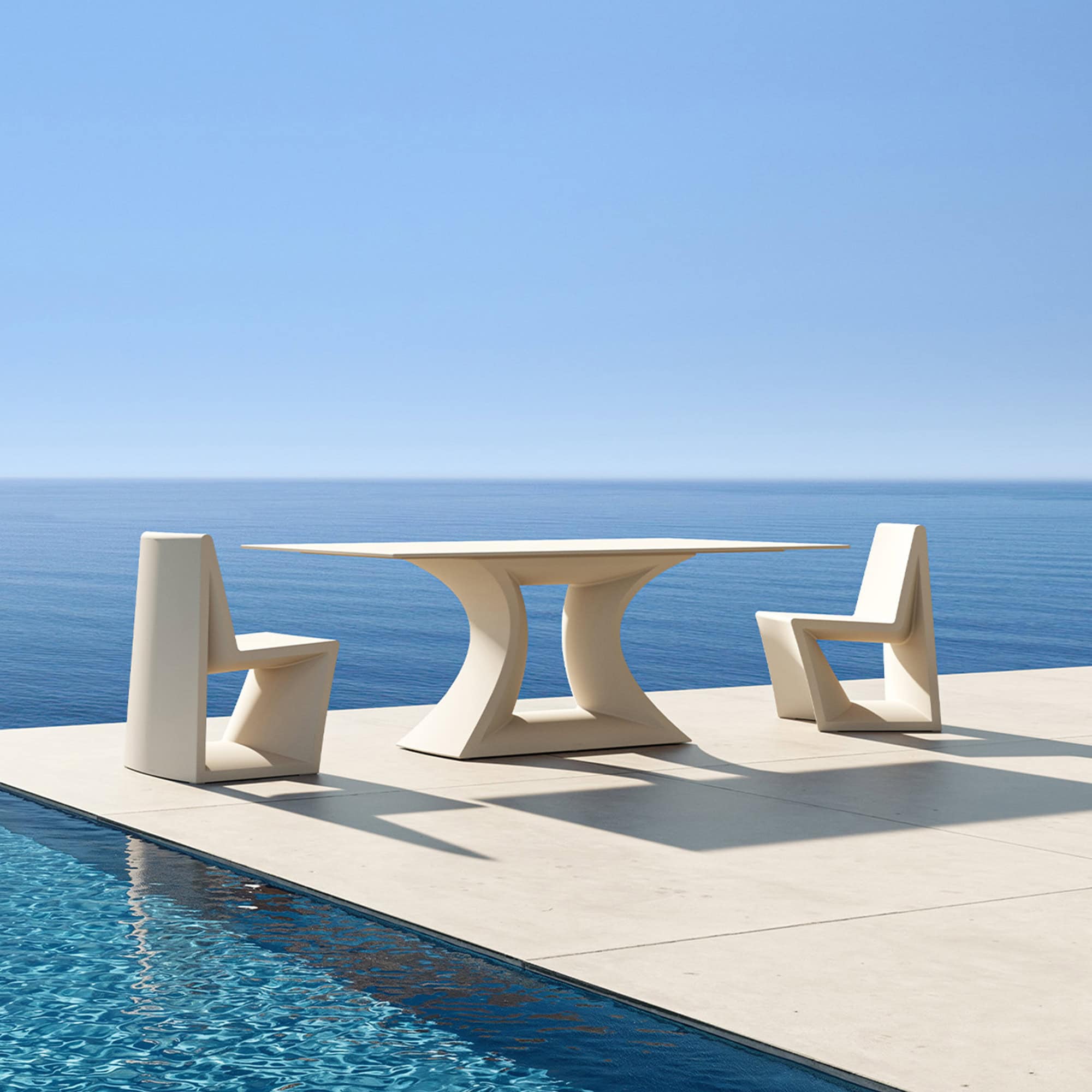 Rest Outdoor Table - vondom-restdiningtable-1