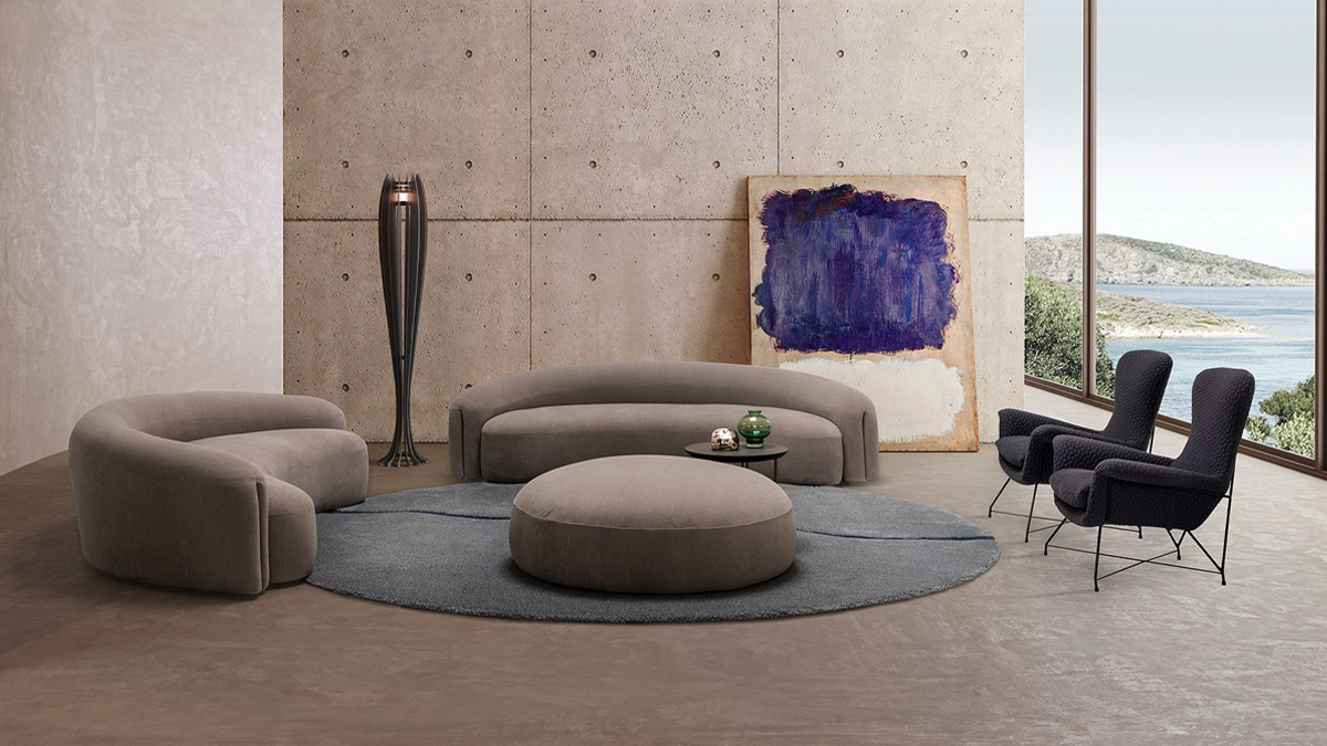 Quentin Curvo Sofa | Sklar Furnishings