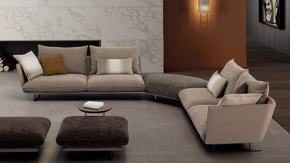 Moonstar Angular Sofa - Sklar Furnishings