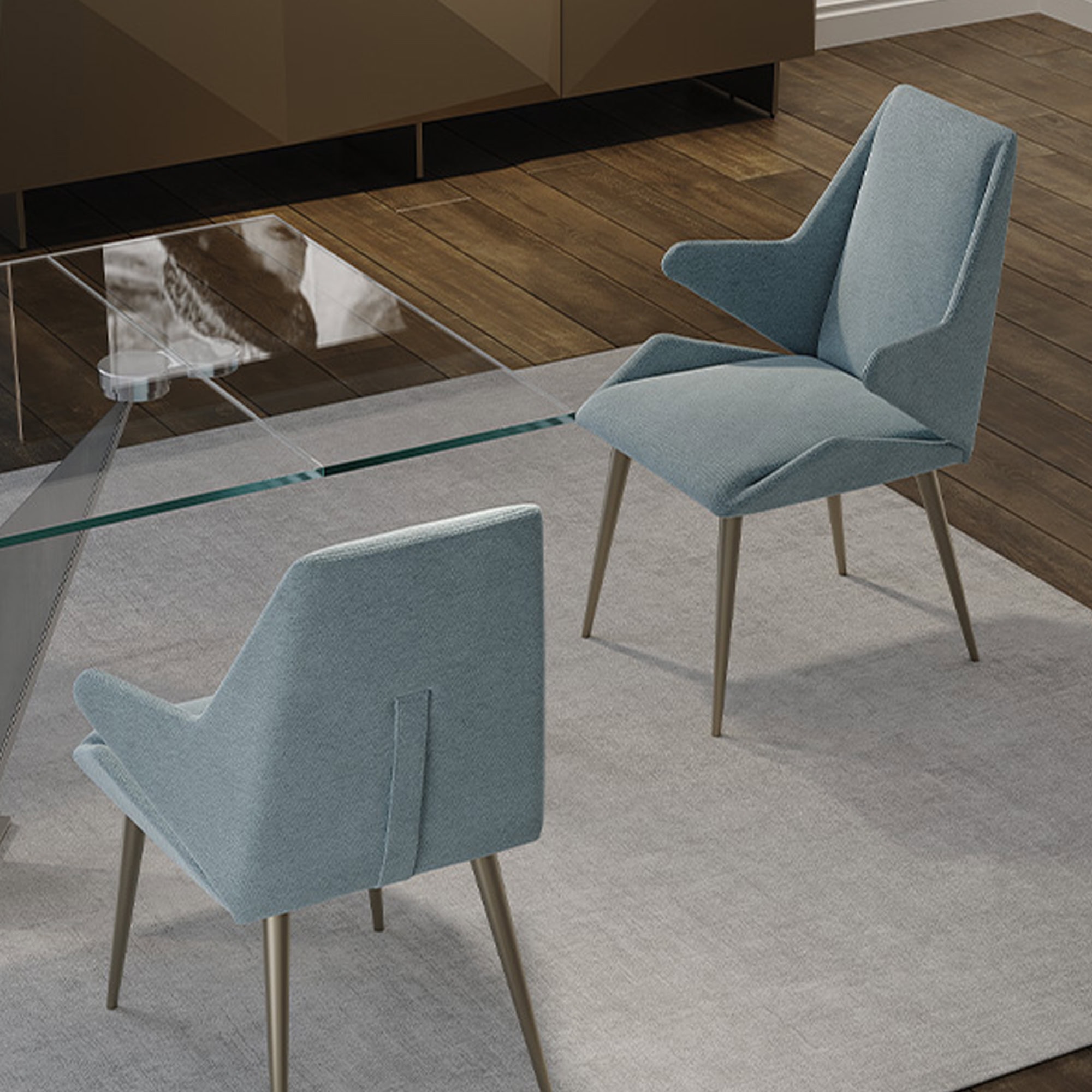 Warmth in Metal: Exploring Earth-Toned Finishes - reflex-origamisediachair-1