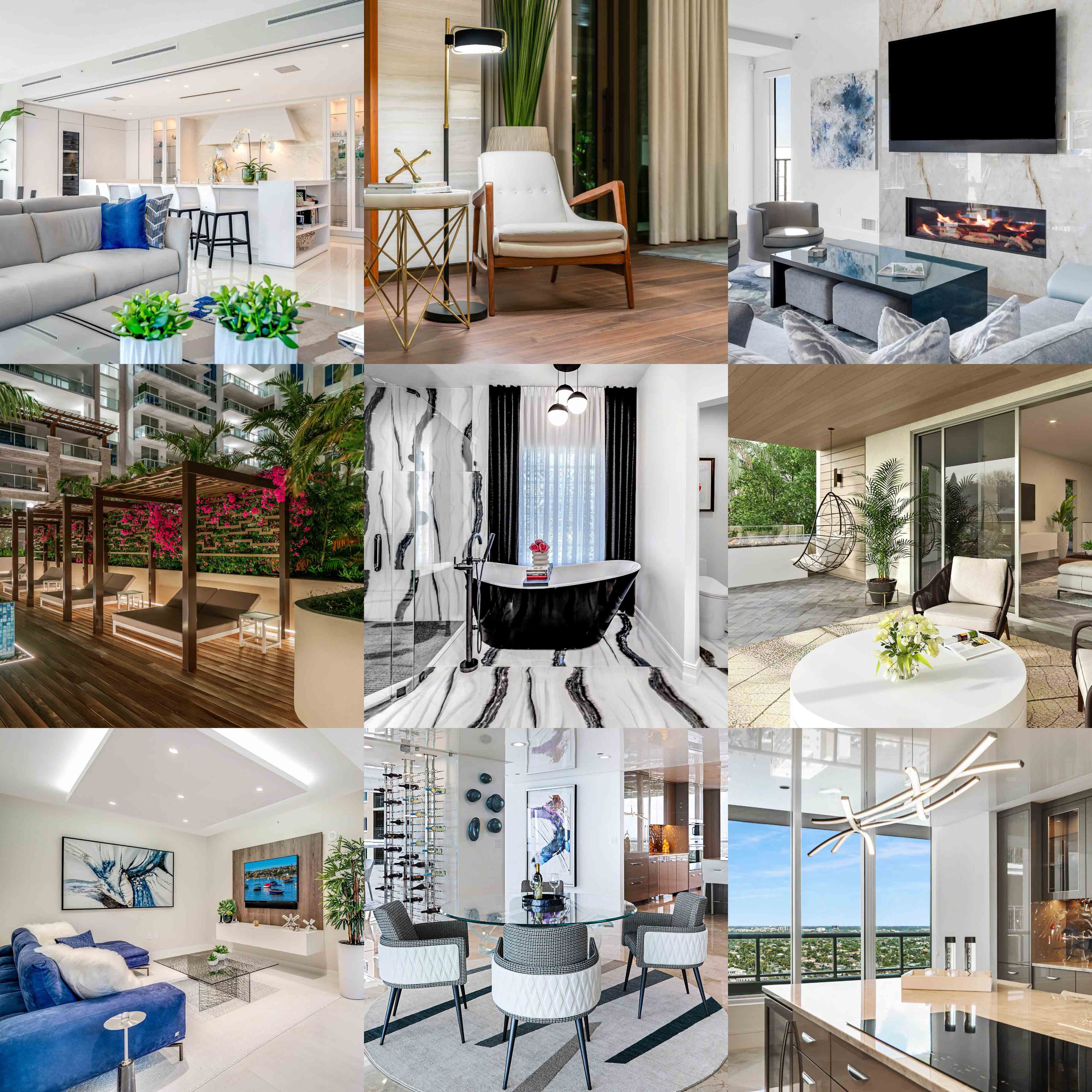 collage of case study photos