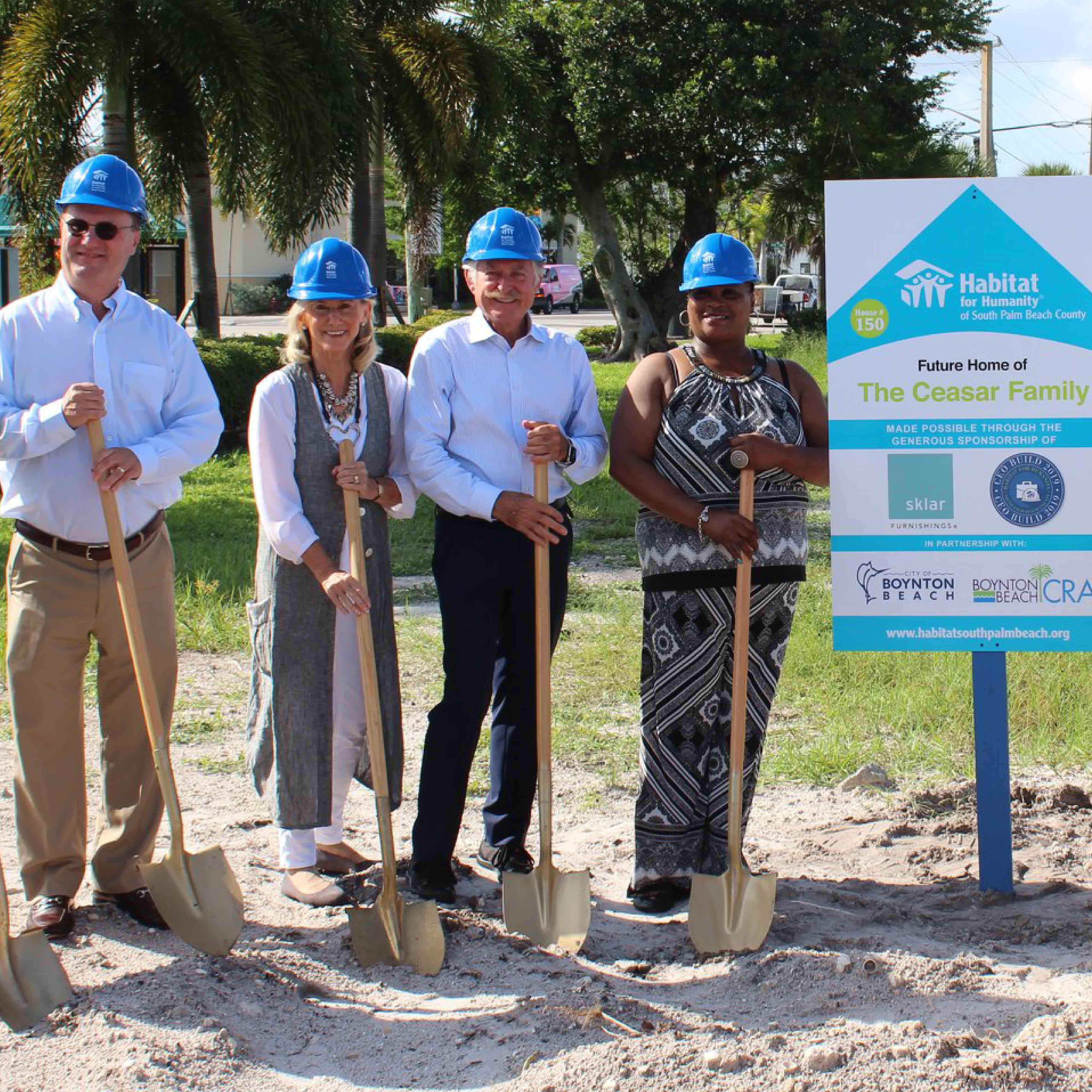 The Sklar Experience - sklar-team-habitat-for-humanity-groundbreaking