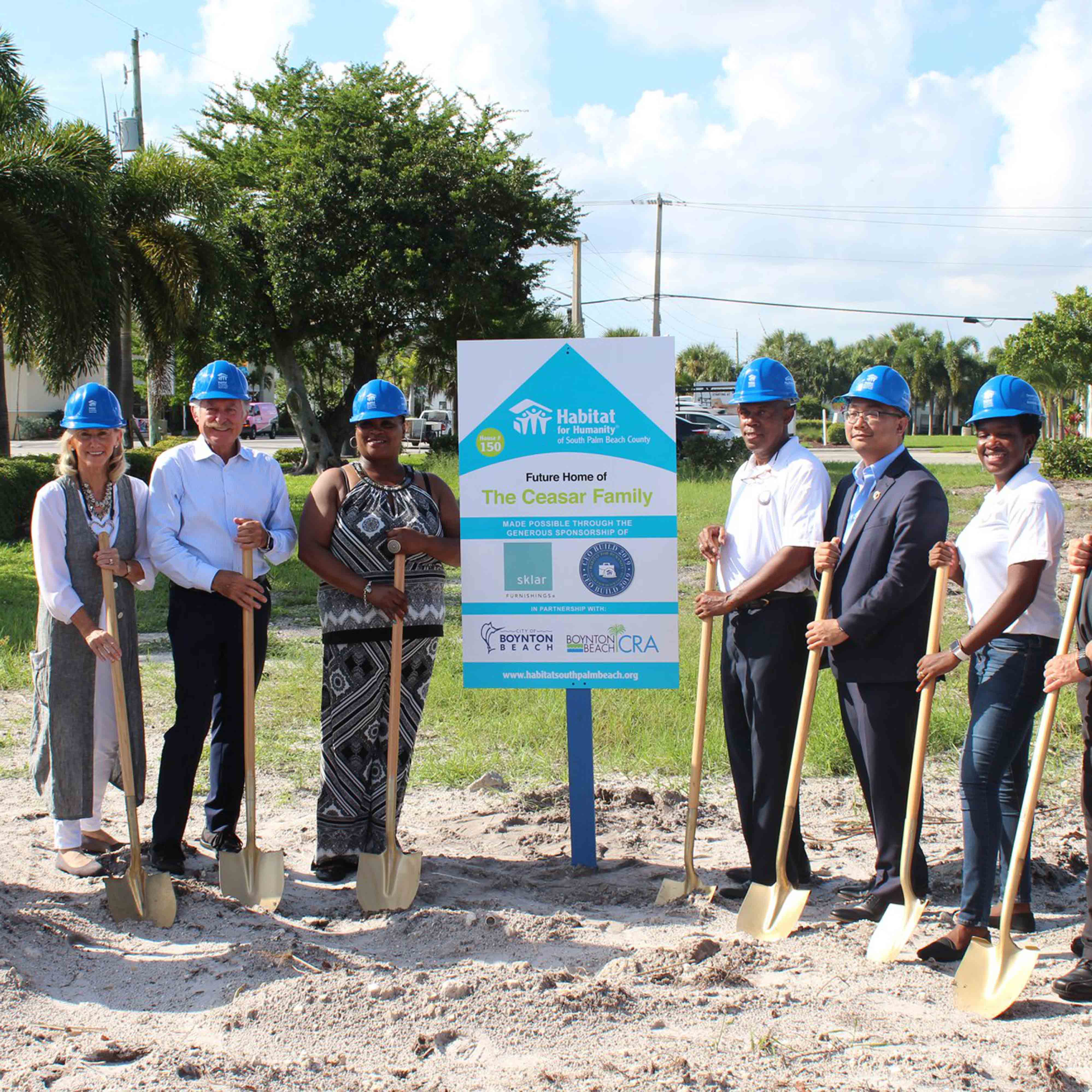 team at habitat for humanity groundbreaking