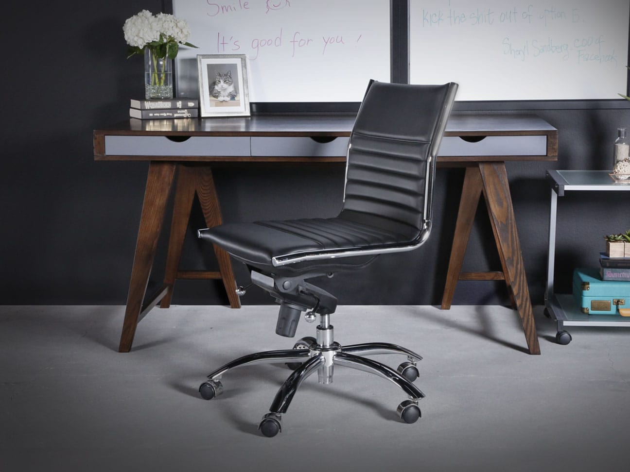 Euro Style Dirk Armless Chair (2 Available) - euro-style-dirk-armless-chair-clearance-1