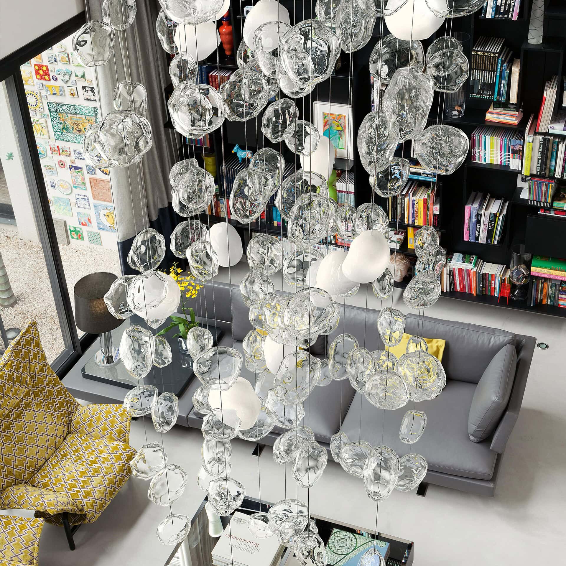 Elegant Hanami Crystal Suspension Chandelier for modern interiors.