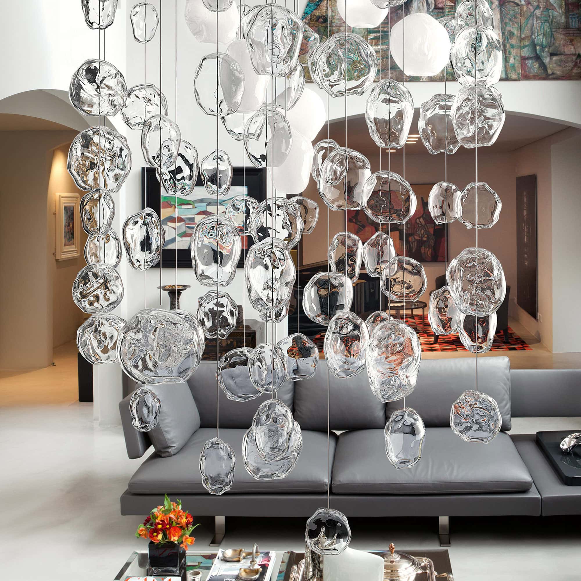 Elegant Hanami crystal chandelier for modern interiors.