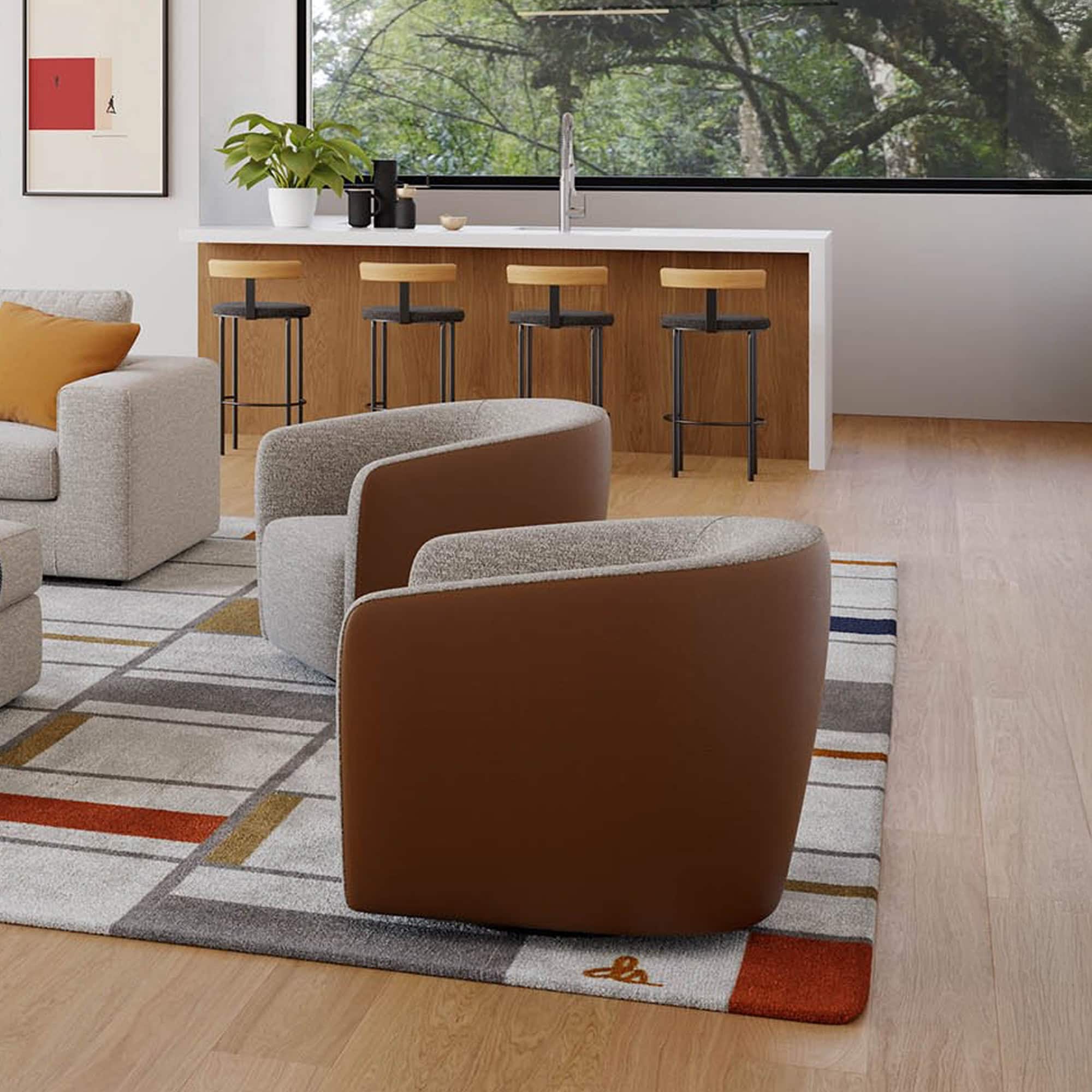 Mila Swivel Chair - dellarobbia-milaswivelchair-2