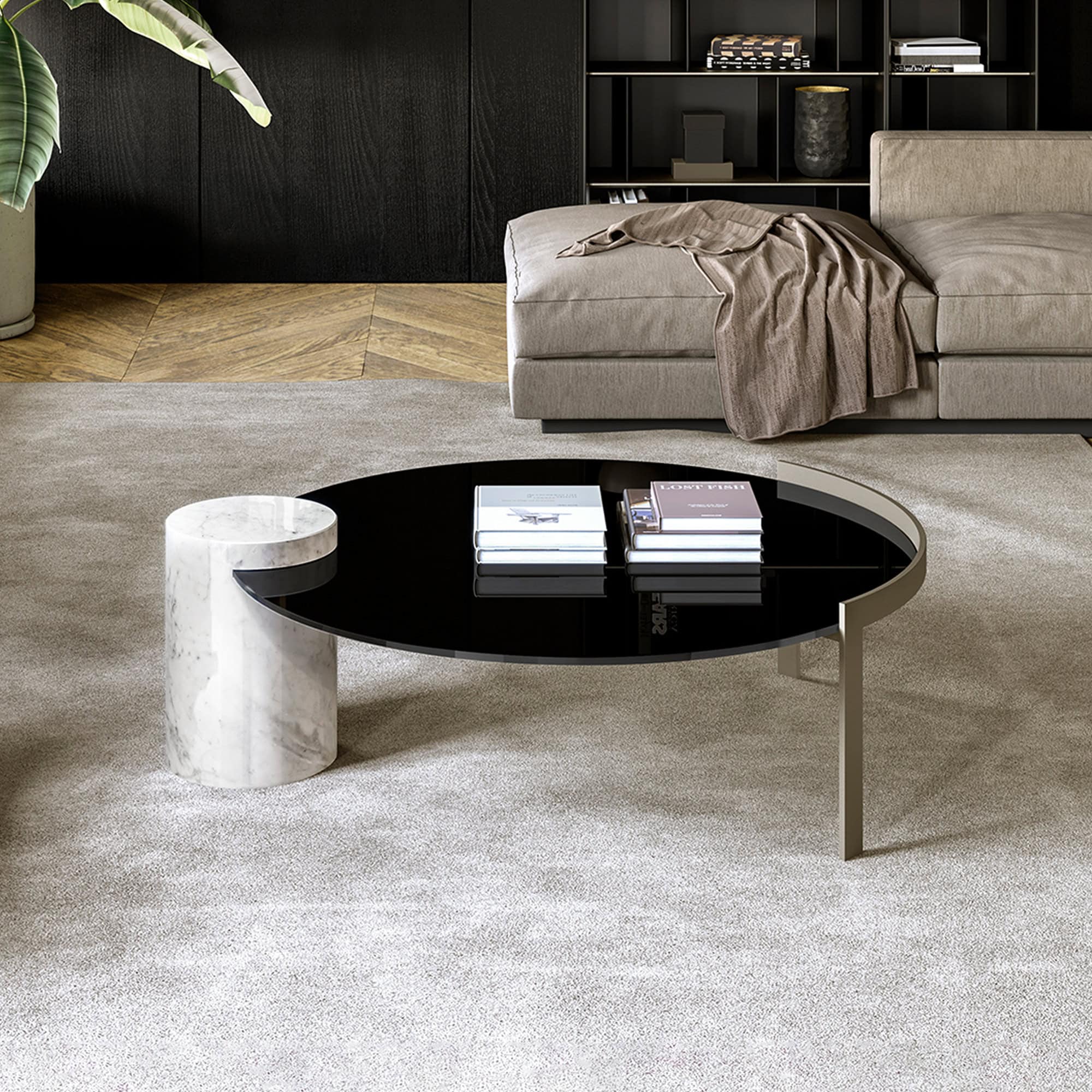 Peo Low Glass Coffee Table | Furniture | Sklar Furnishings