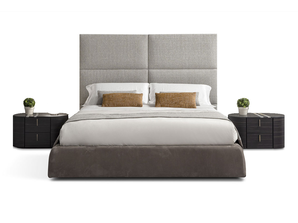 Boiserie Bed (6 White Panels) - Boiserie-Bed-1