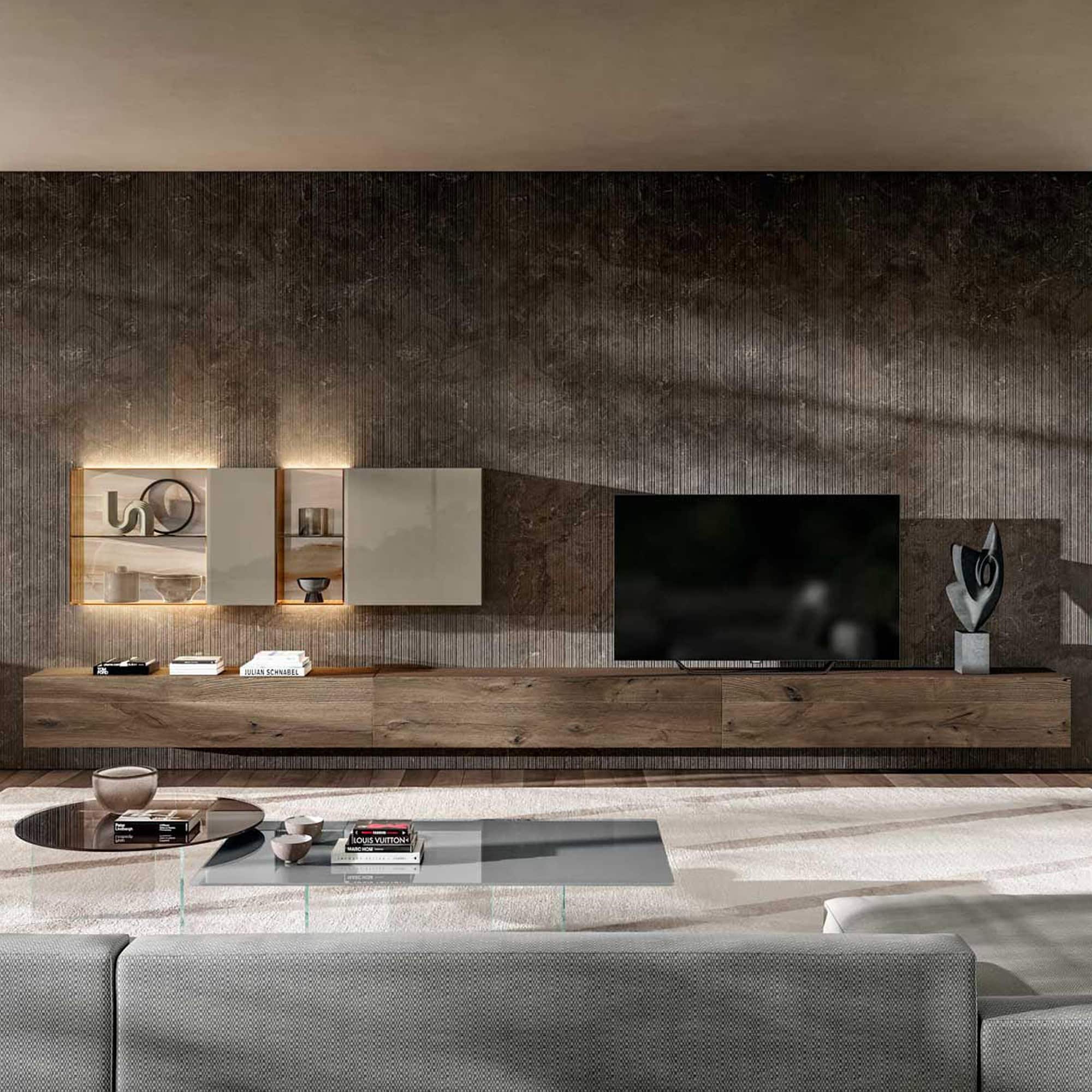 Enzo Media Storage Unit - lago-36E8-wall-unit-1