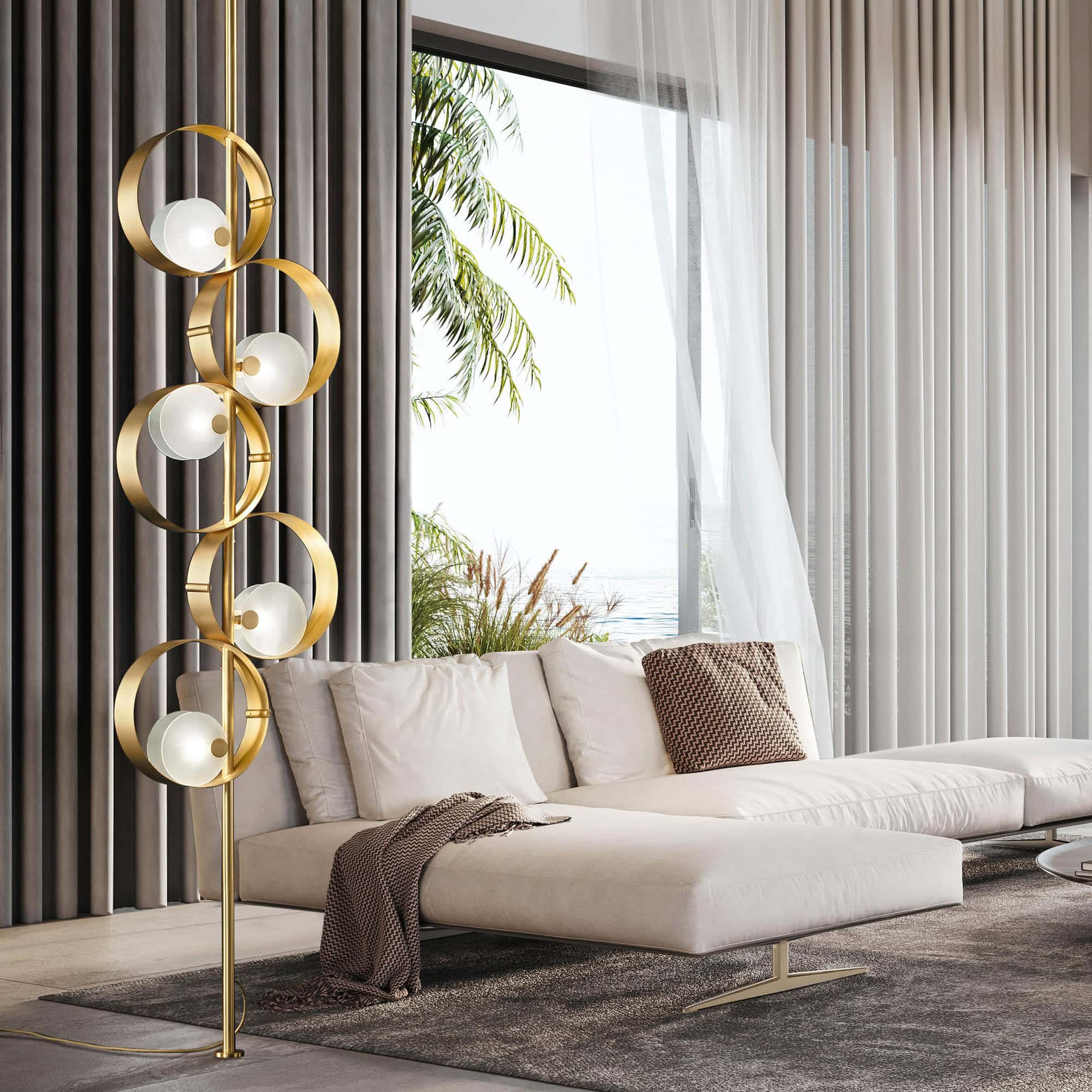 Contemporary Furniture Ideas For Seamless Open-Space Living - masiero-sound-floor-lamp-2