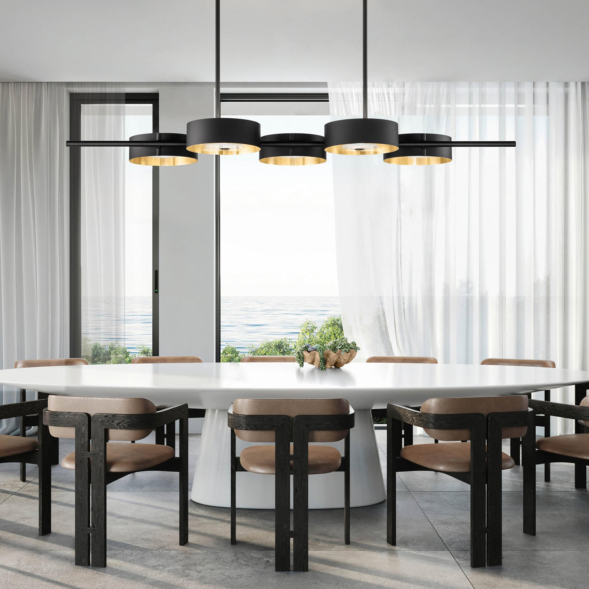 Sound Wall Sconce - masiero-sound-linear-chandelier-4