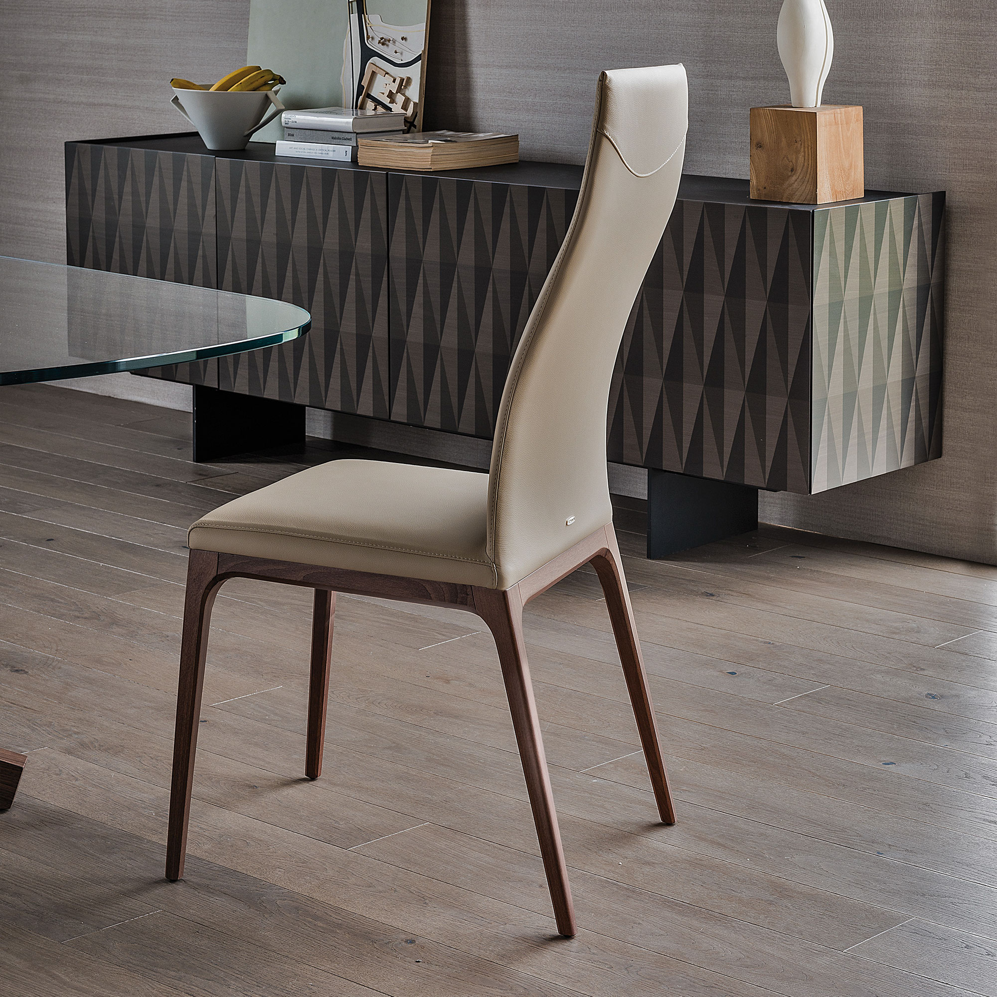 Arcadia High Back Dining Chair - cattelan-arcadia-high-back-side-dining-chair-3