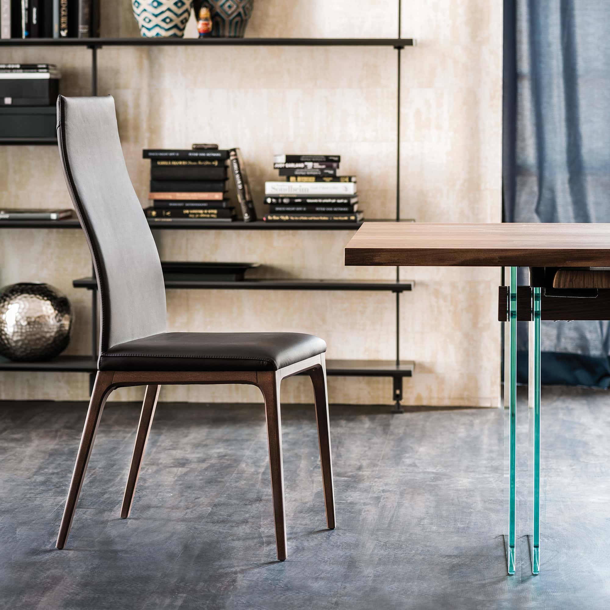 Arcadia High Back Dining Chair - cattelan-arcadia-high-back-side-dining-chair-4
