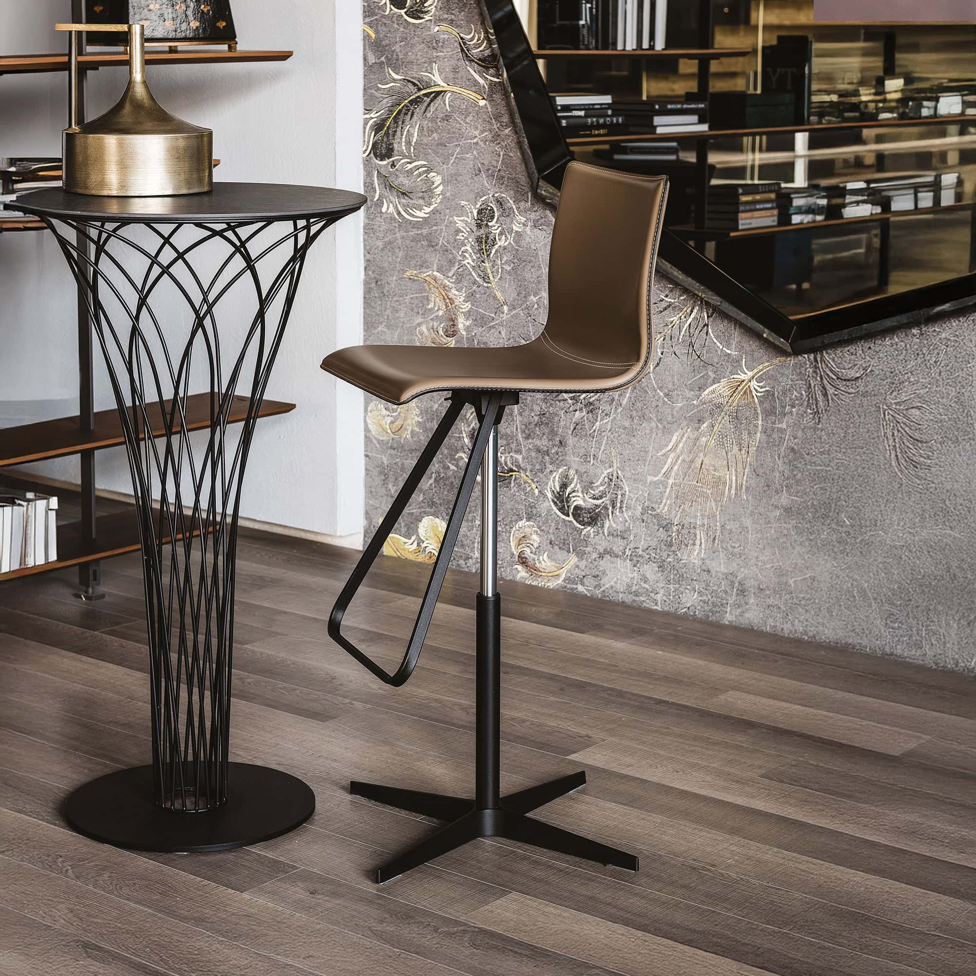 Toto X Adjustable Swivel Stool | Furniture | Sklar Furnishings