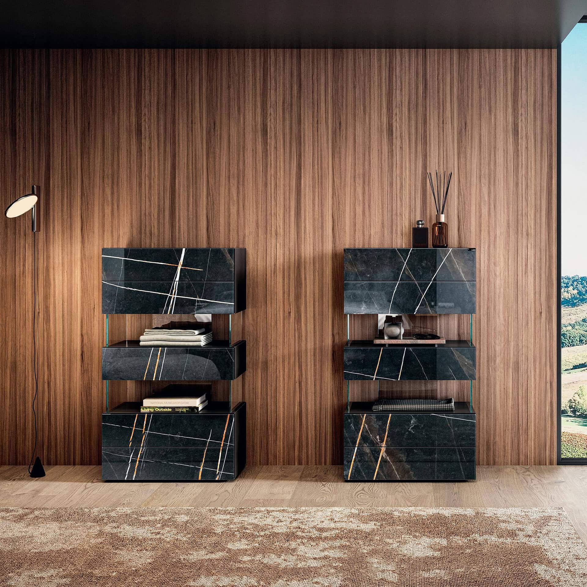 Air Modular Floating Dresser for modern bedroom storage solutions.