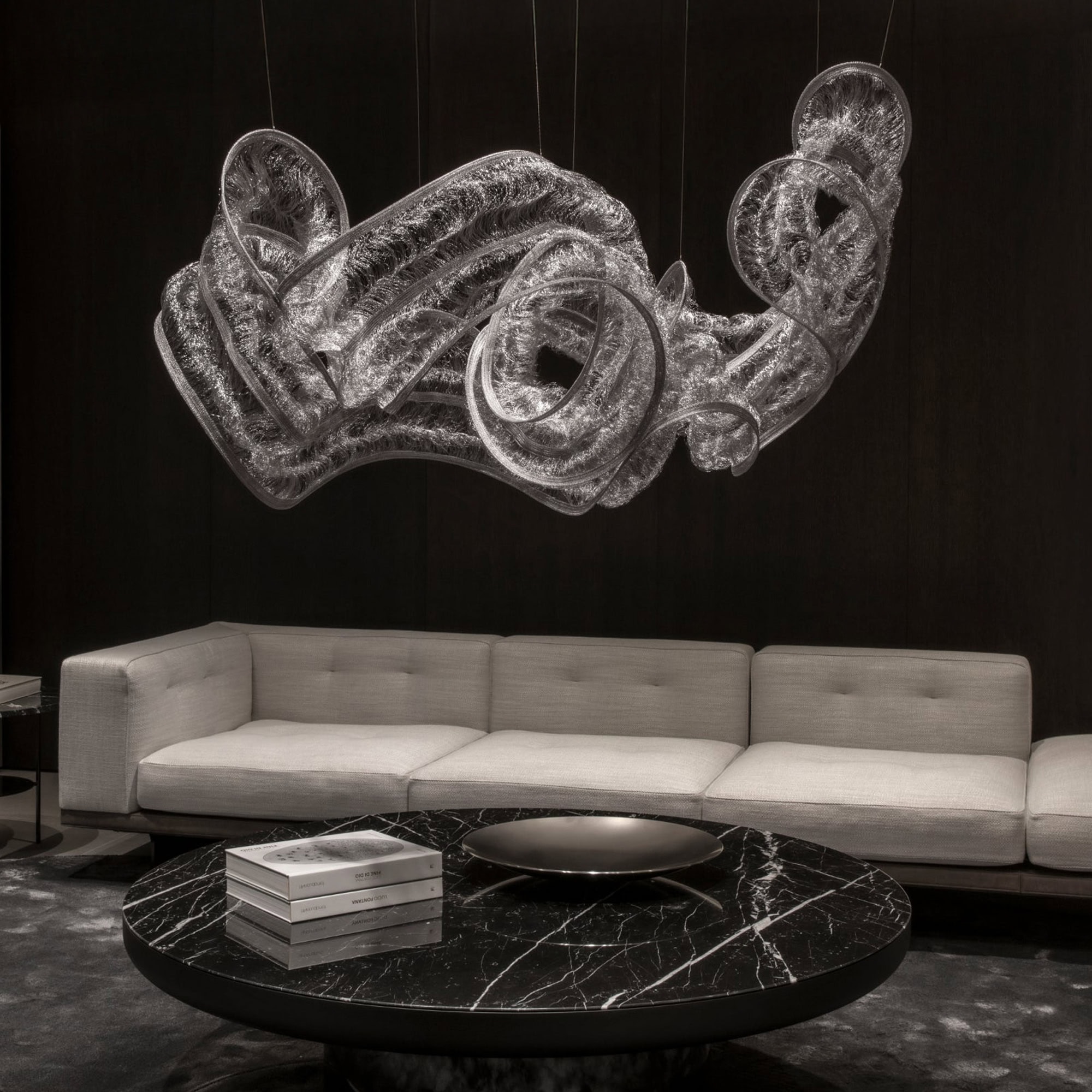 Contemporary Furniture Ideas For Seamless Open-Space Living - terzani-genesis-suspension-light-2