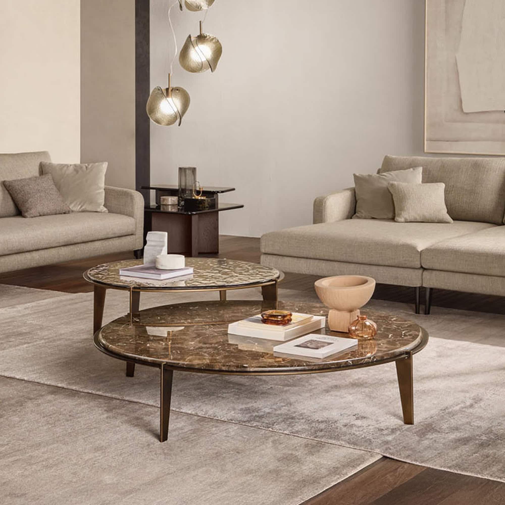 センターテーブル・ローテーブル HALO SLAB SMALL COFFEE TABLE SLAB SMALL COFFEE TABLE / スラブ スモールコーヒーテーブル