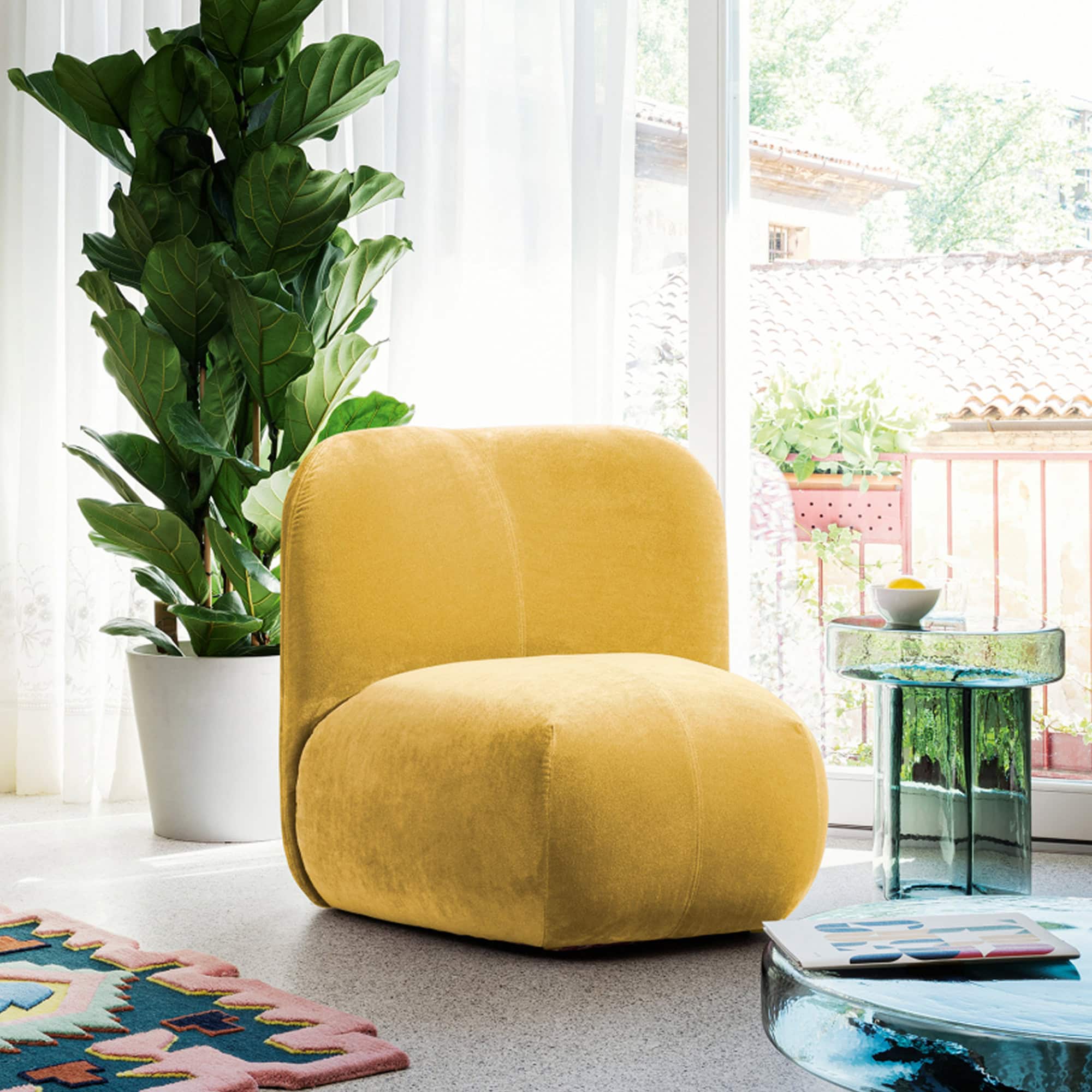Pelleossa Rocking Chair - miniforms-boterinaloungechair-1