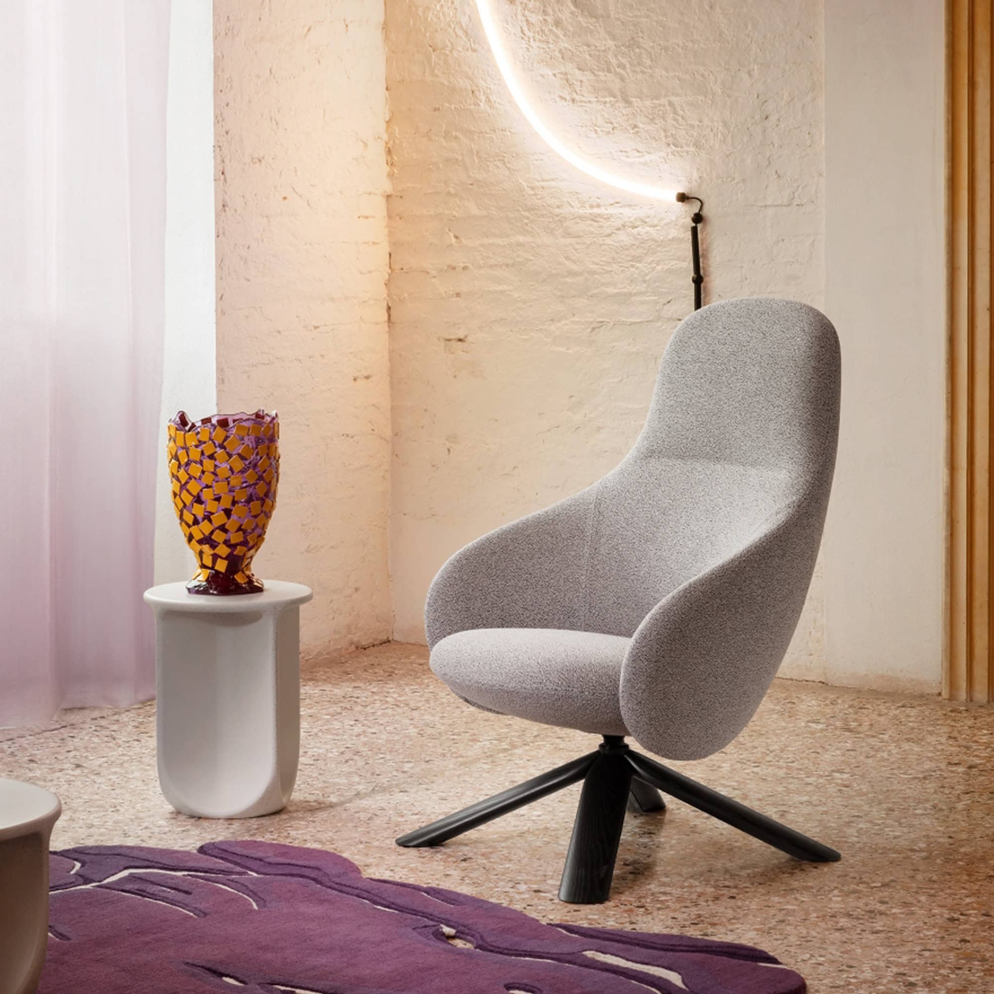 Pelleossa Rocking Chair - miniforms-nebulaloungechair-9