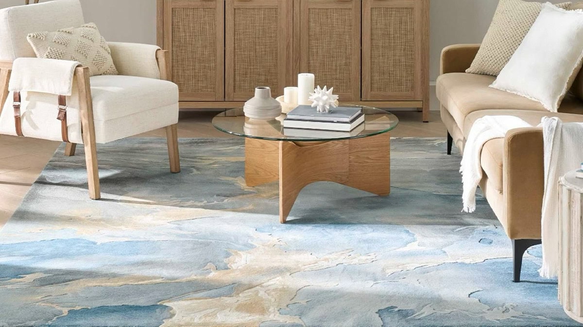 Prismatic Blue Multi Color Rug | Lighting And Accessories | Sklar ...