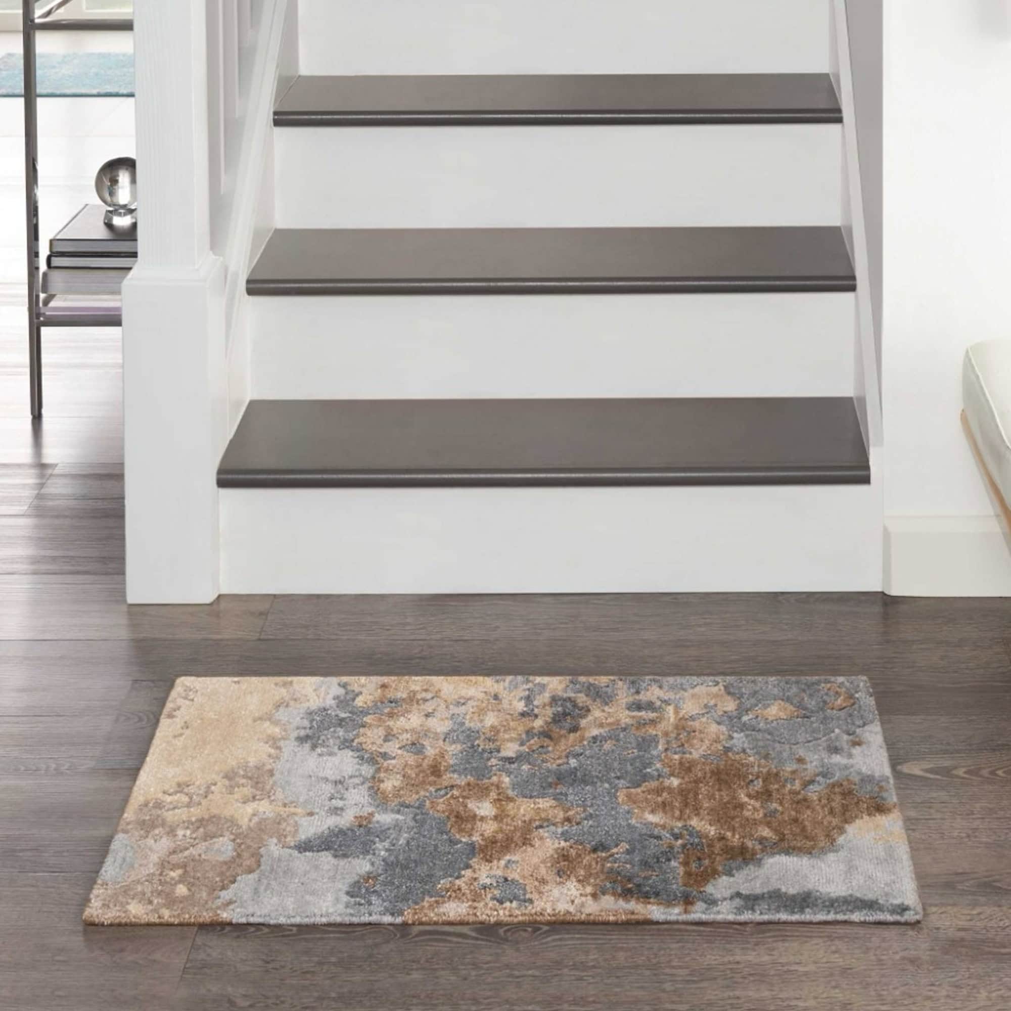 Silk Shadows Beige/Blue Rug - nourison-silkshadowsbeigebluerug-4