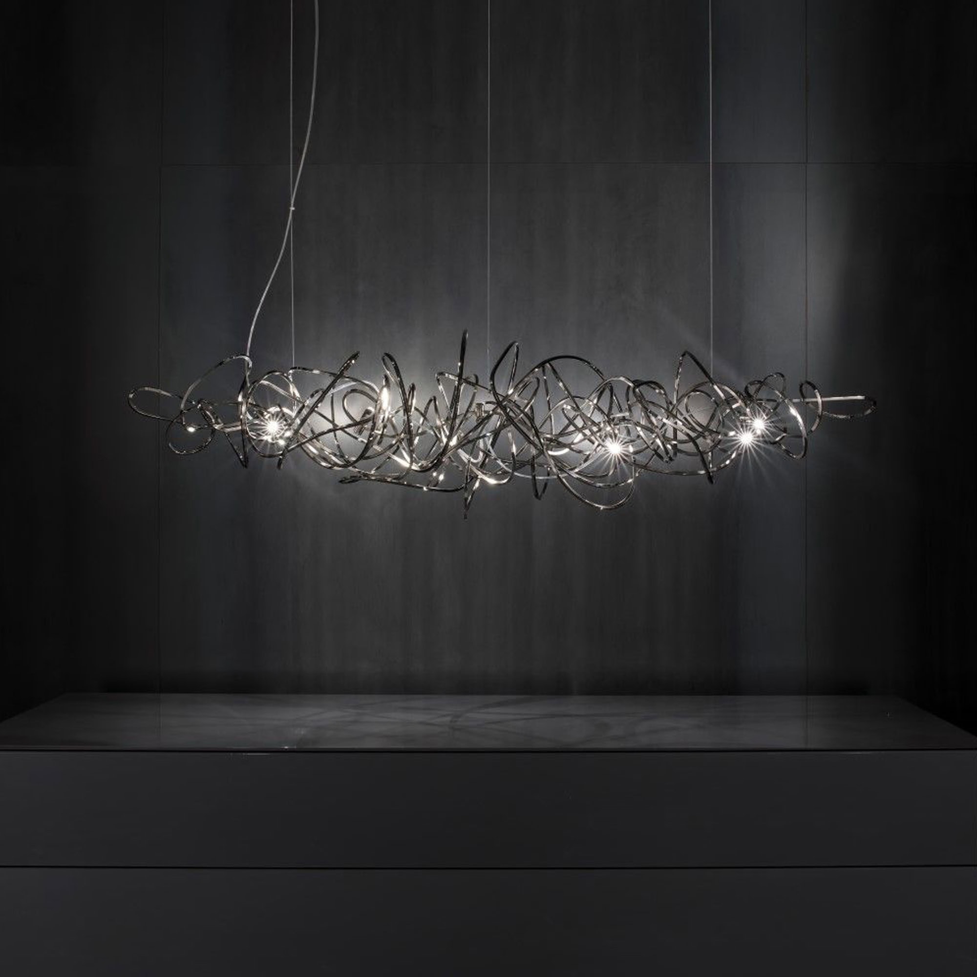 Genesis Suspension Light - terzani-doodlelinearchandelier-1