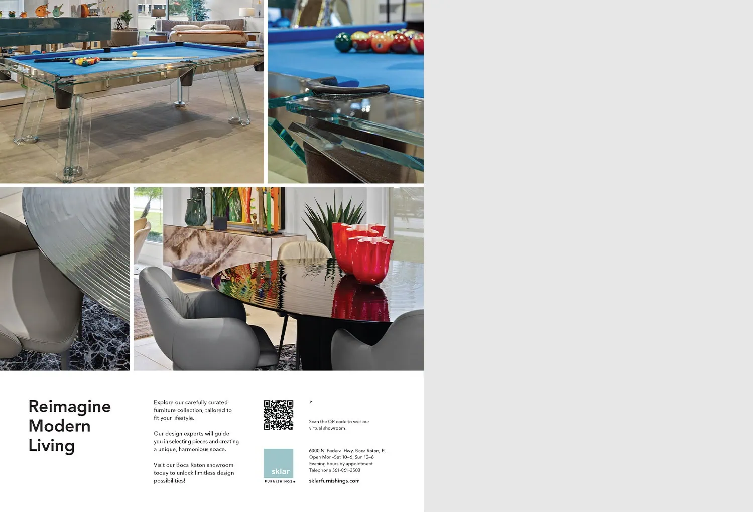 a collage of pool tables