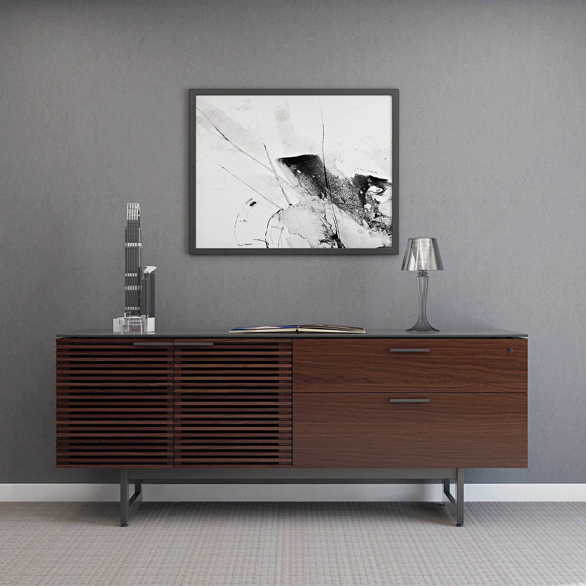 Kartell Optic Cube - bdi-corridorofficestoragecabinet-3