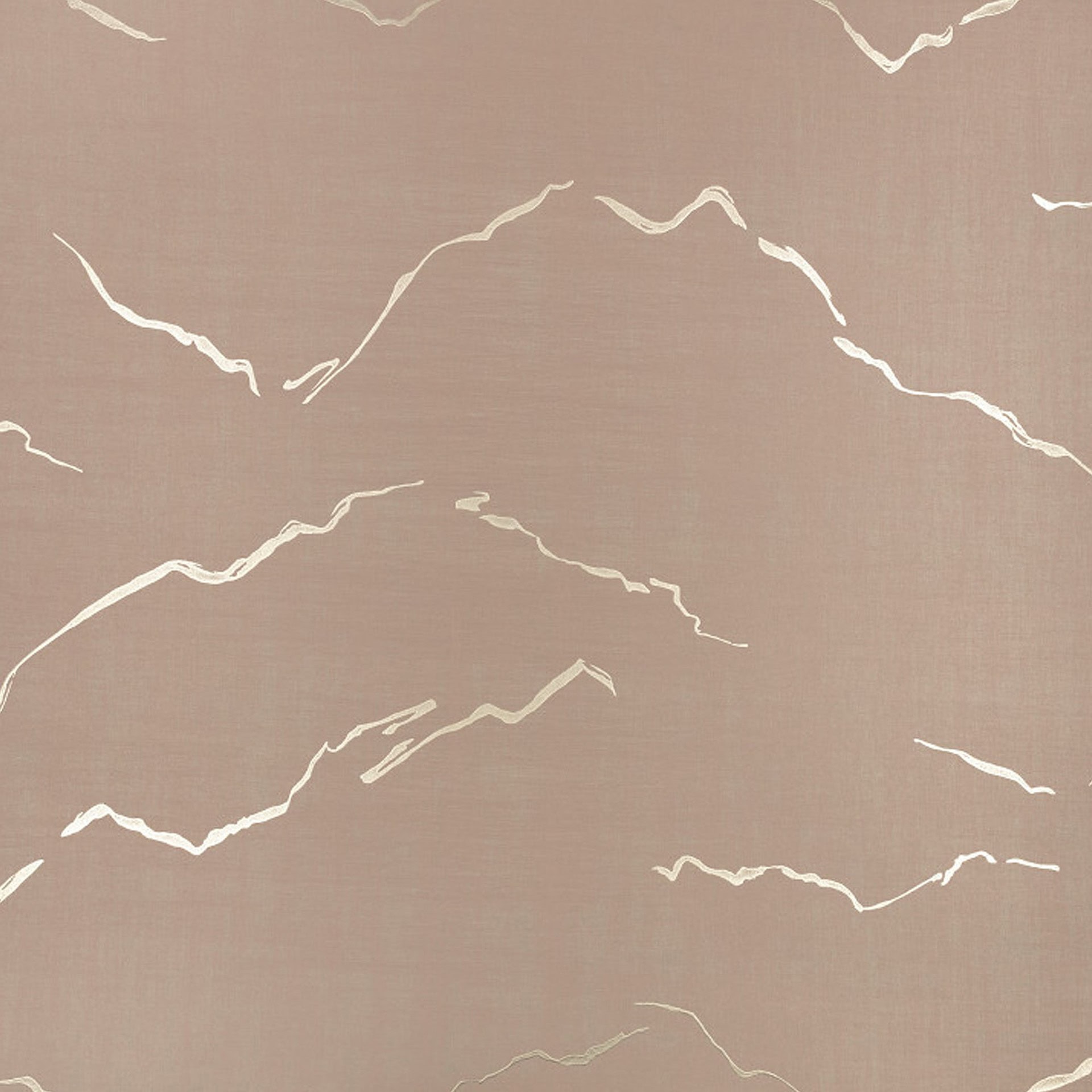 Kuju Textured Metallic Wallpaper in Halite, muted rose tone with shimmering metallic accents.