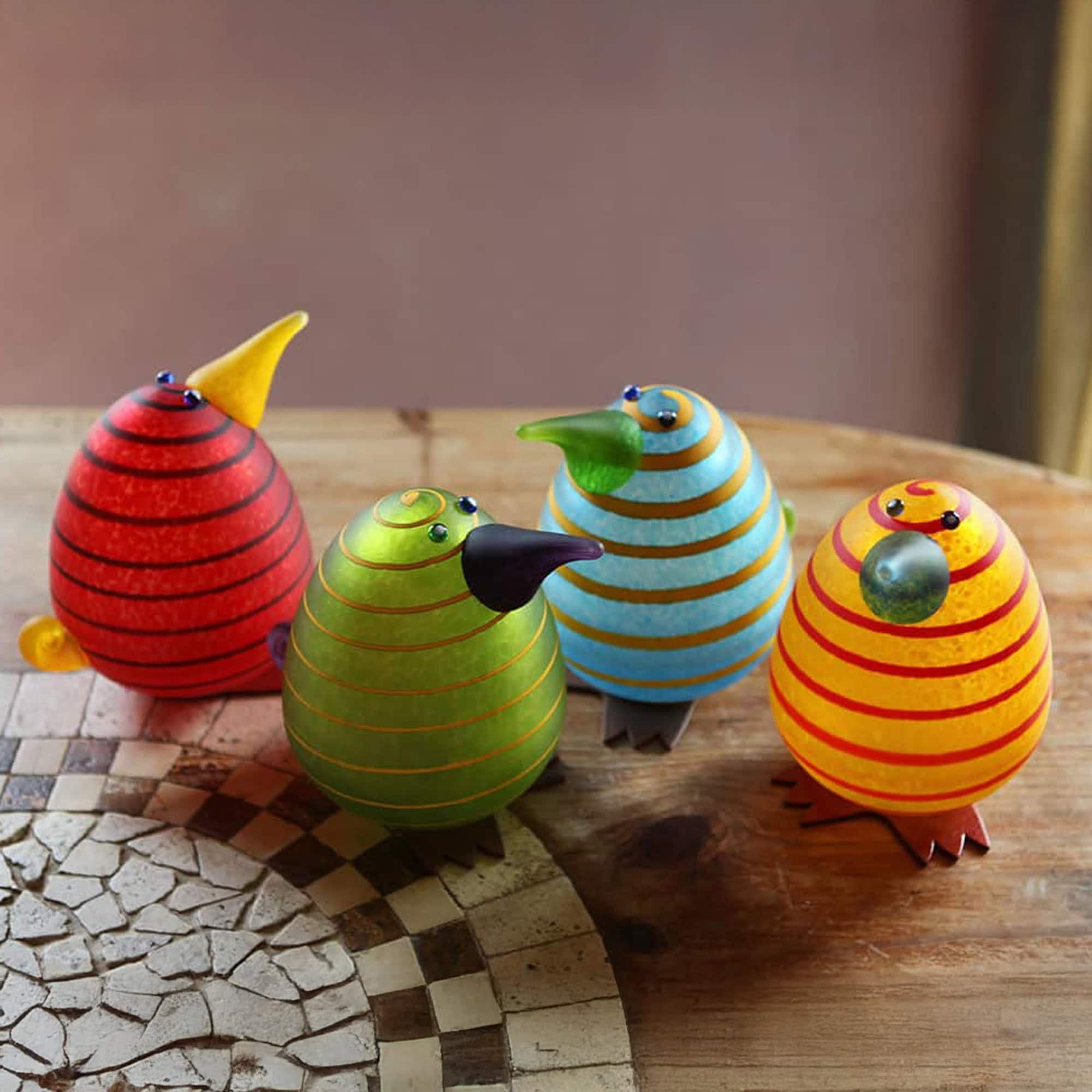 Kiwi Glass Object By Borowski | Sklar Furnishings