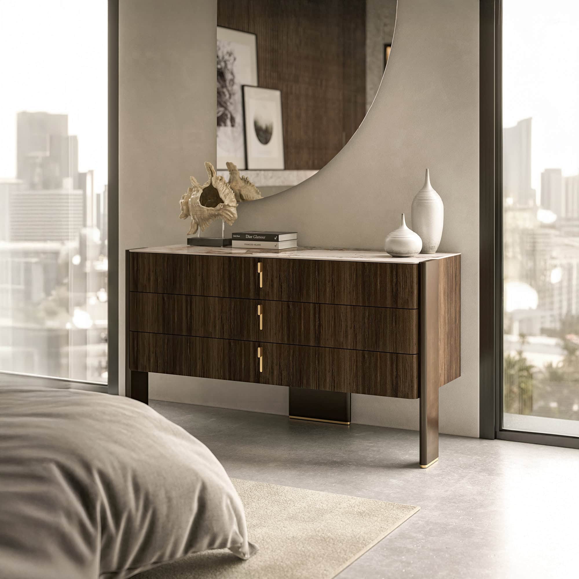 cattelan italia julian 3 drawer dresser 1.2