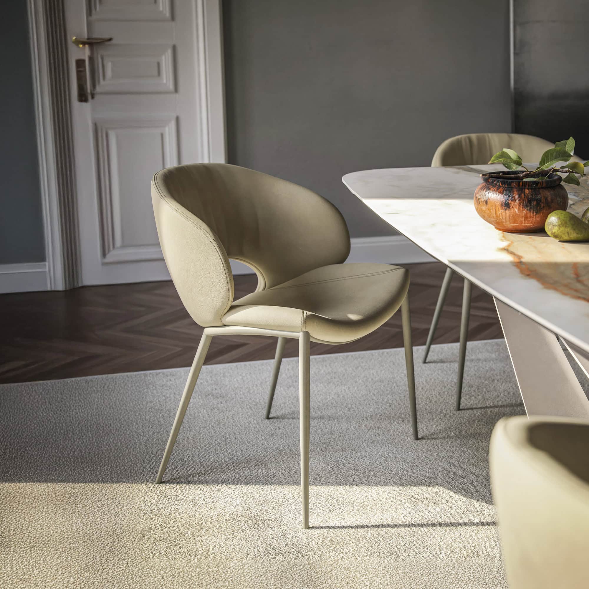 cattelan italia miranda modern dining chair 1
