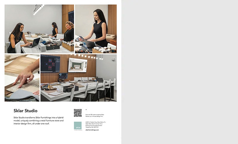 a collage of a woman working in an office