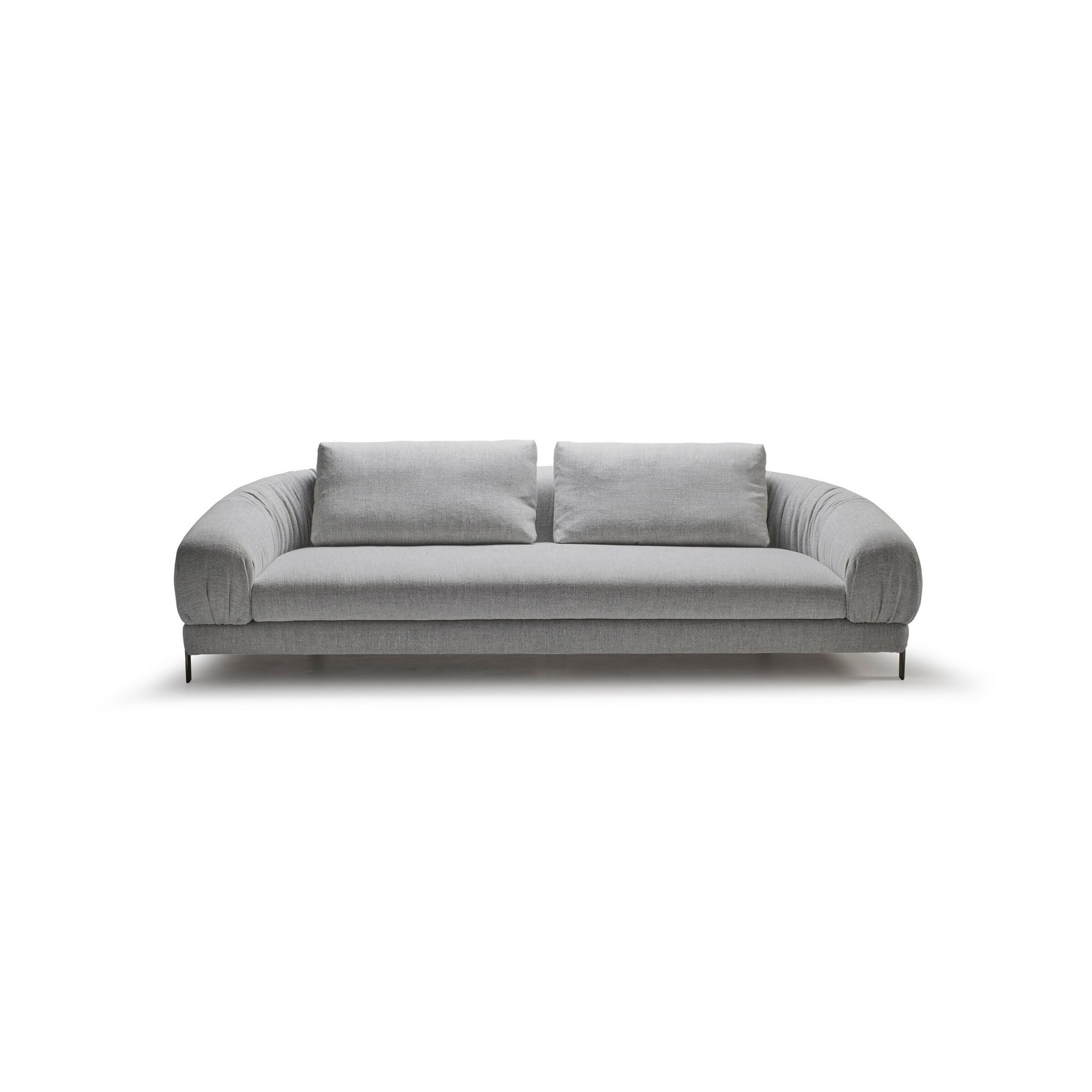 Front view of Crumble Modular Sofa showcasing its soft, modern silhouette.
