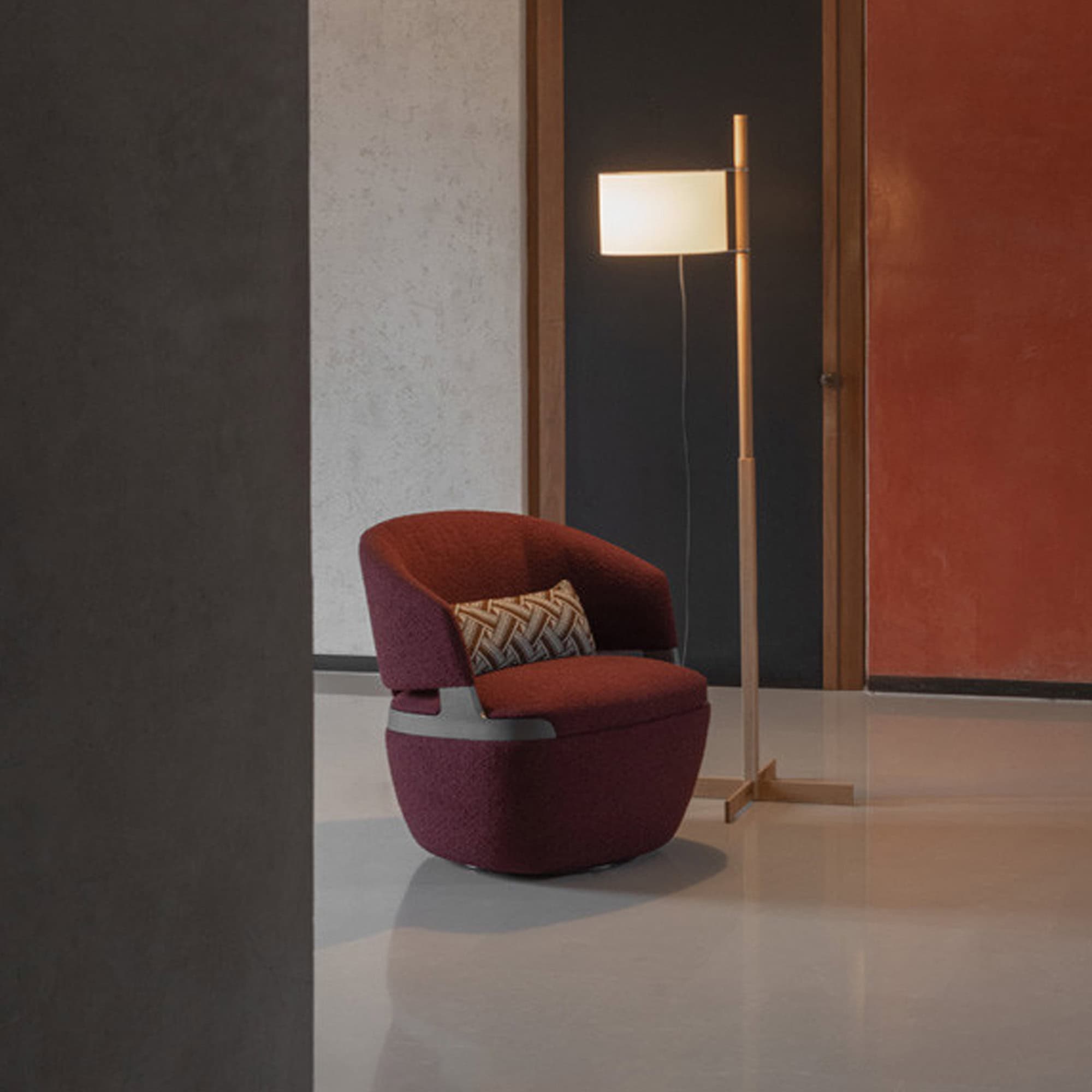 Jolly Armchair (Wood Legs) - potocco-velisswivelarmchair-1