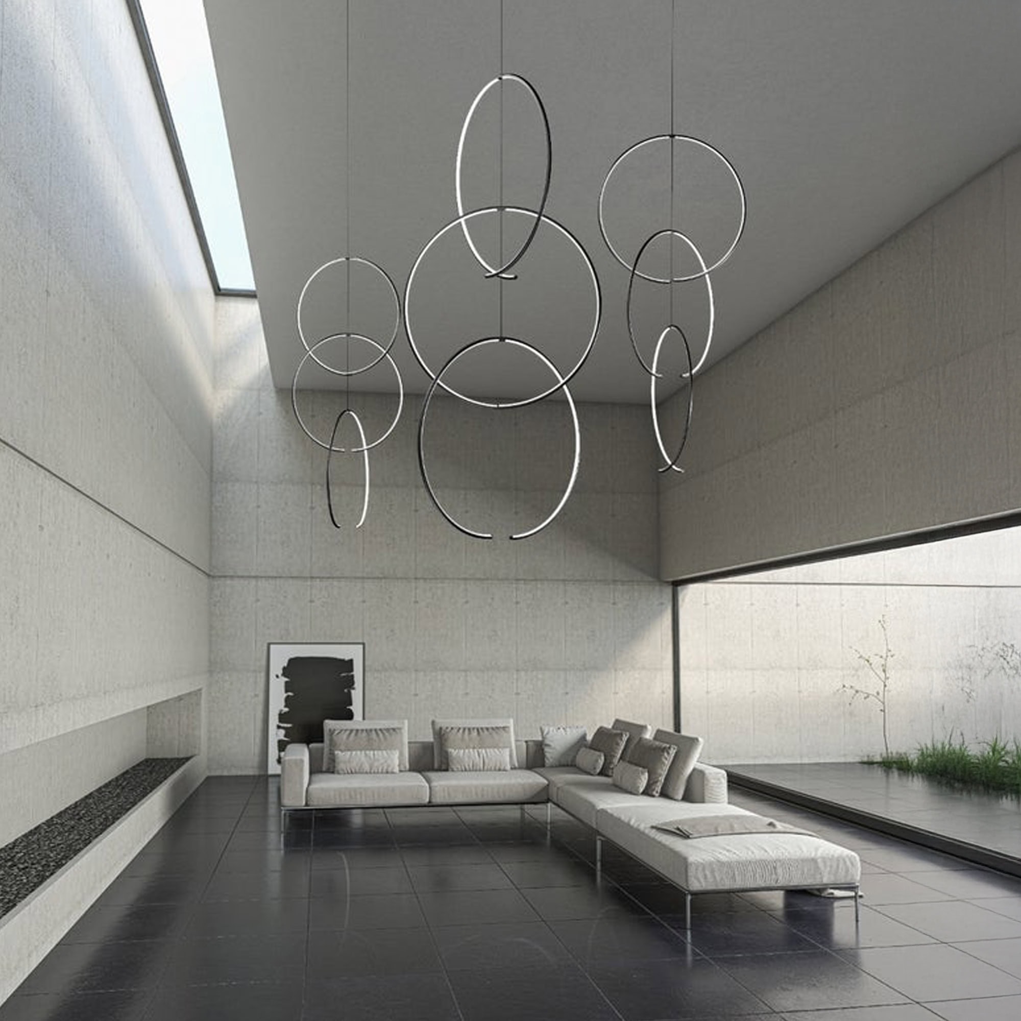 Terra Wall and Floor Lamp - sonneman-torcchandelier-1